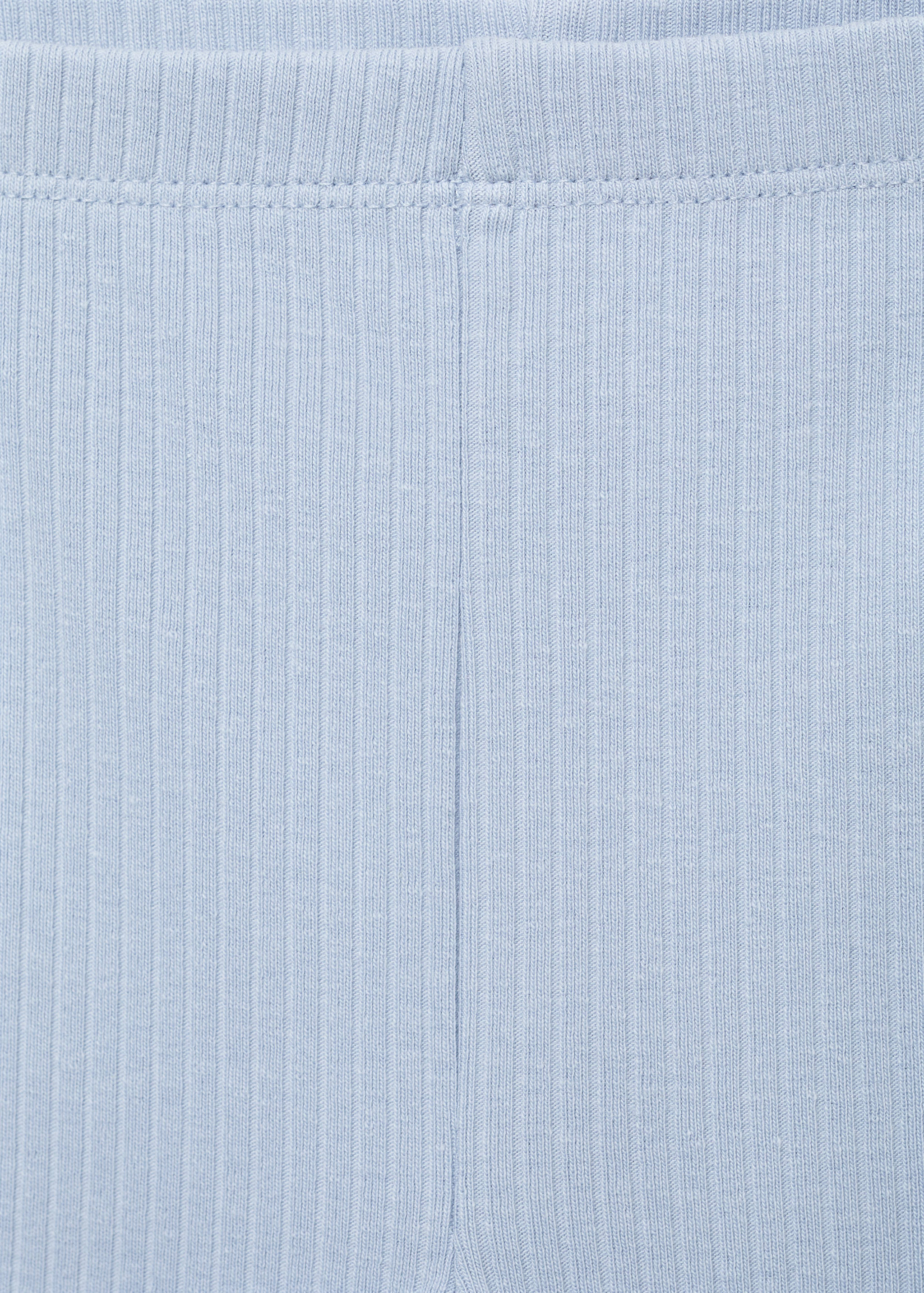 Cotton ribbed leggings - Details of the article 0