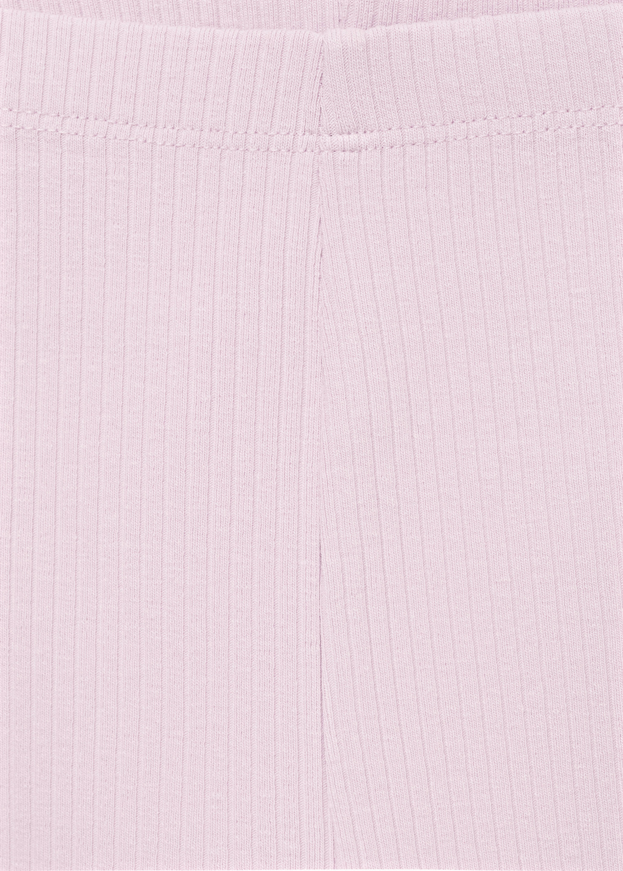 Cotton ribbed leggings - Details of the article 0