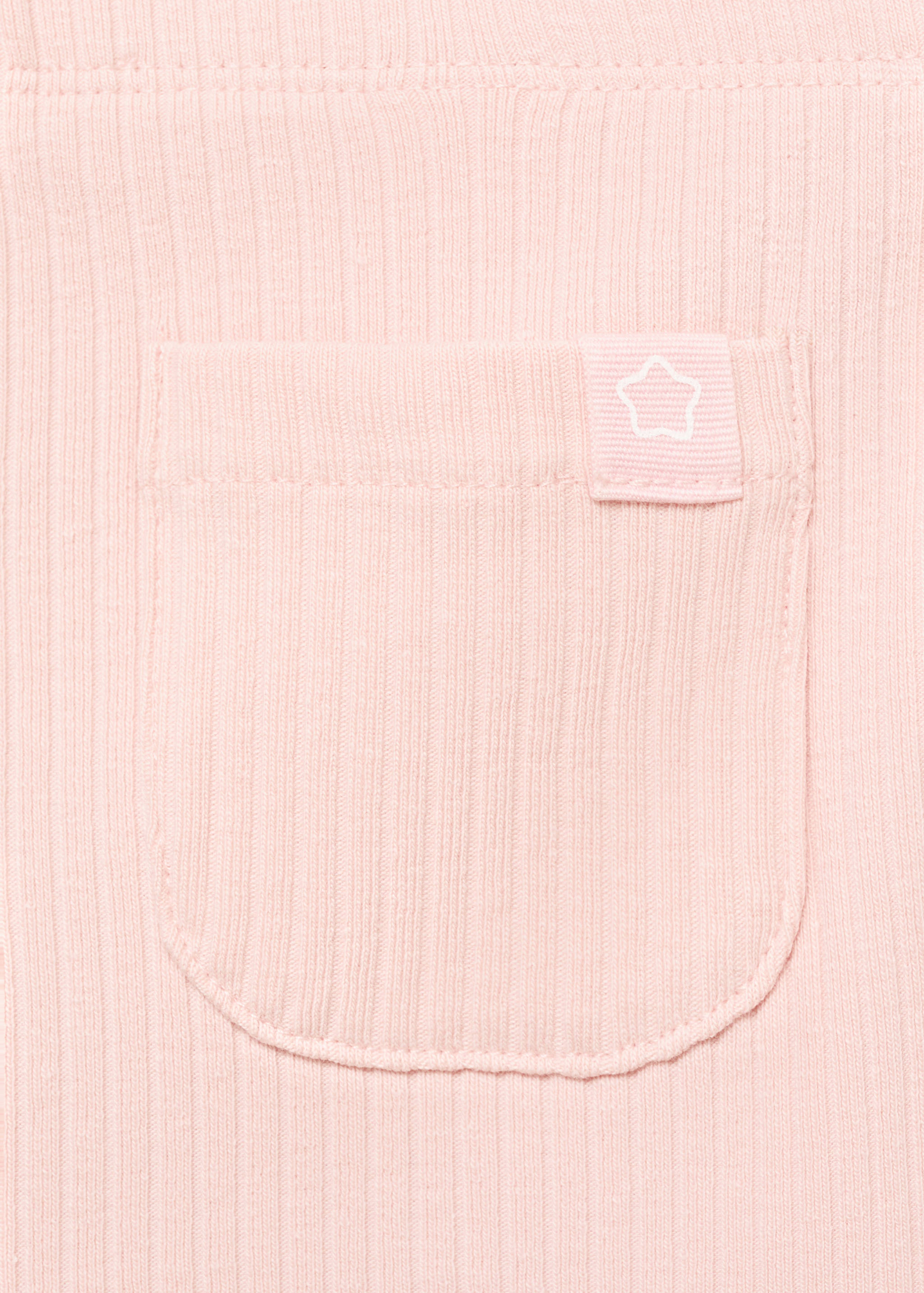 Cotton ribbed leggings - Details of the article 0