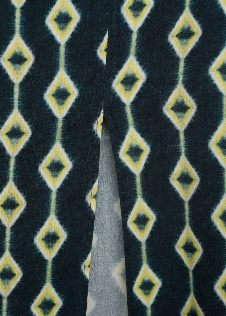 Printed long skirt — Blue