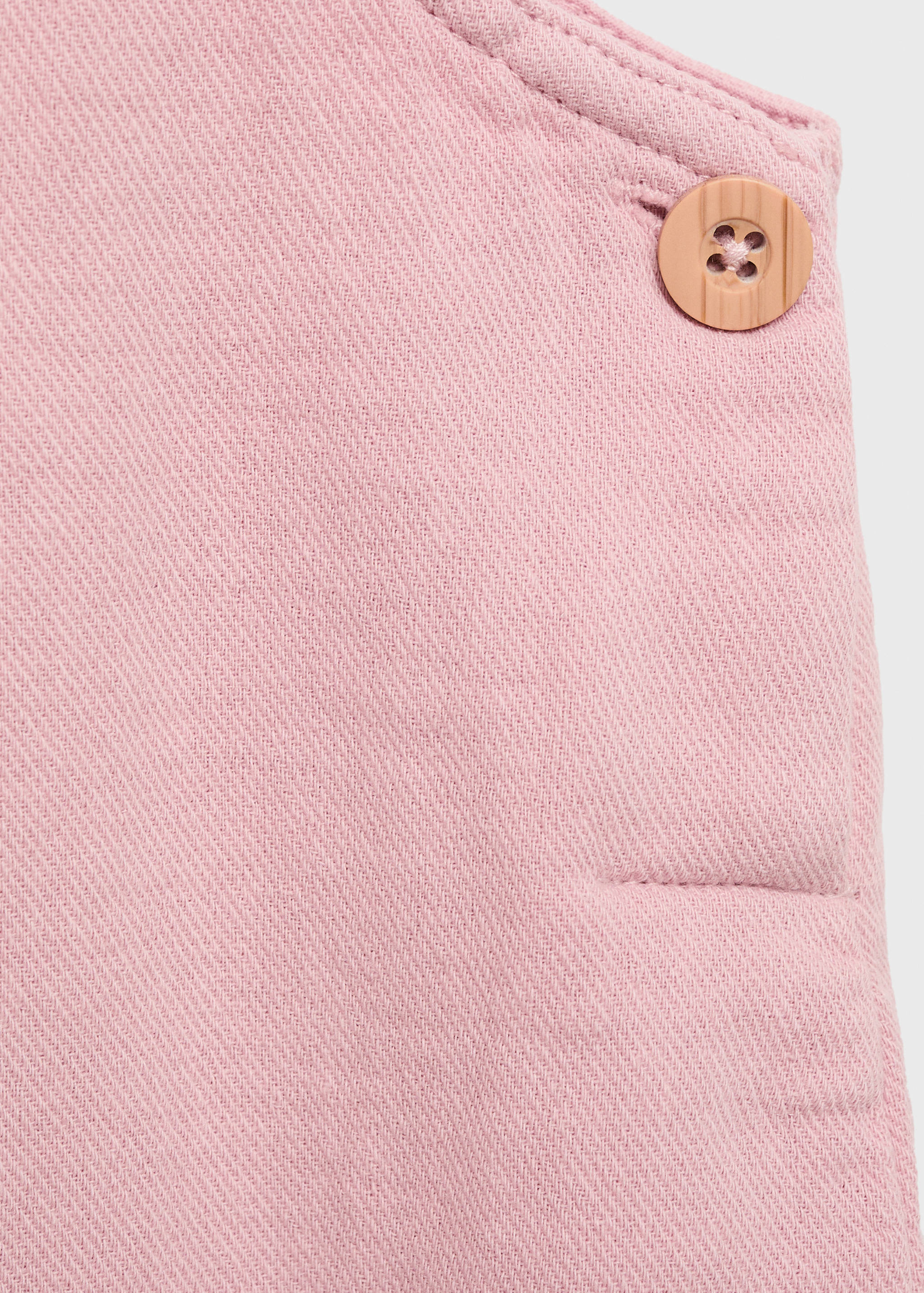 Long cotton dungarees - Details of the article 0