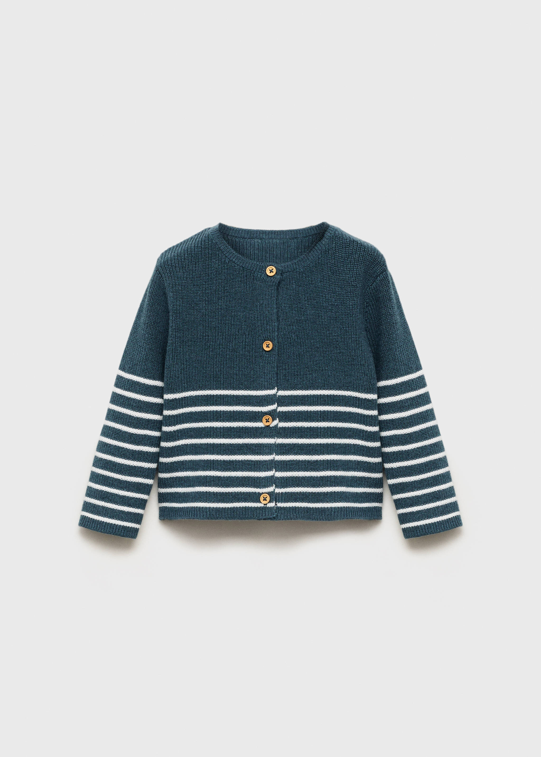 Stripped knit cardigan - Article without model