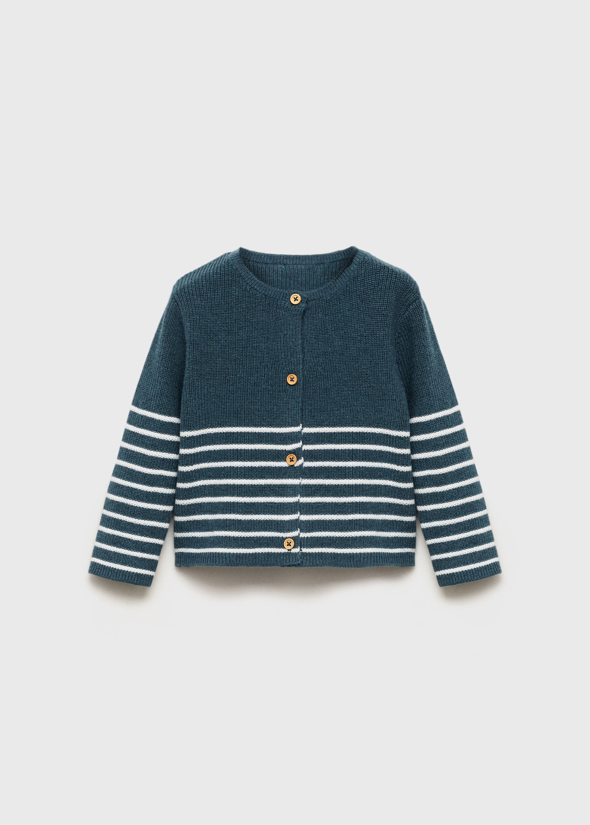 Stripped knit cardigan - Article without model