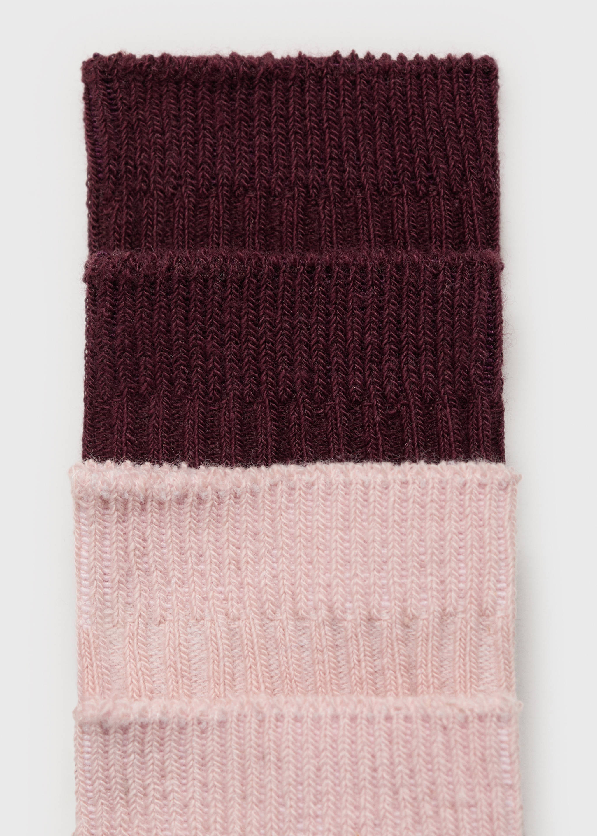 Pack 2 paires de chaussettes côtelées - Verso de l’article