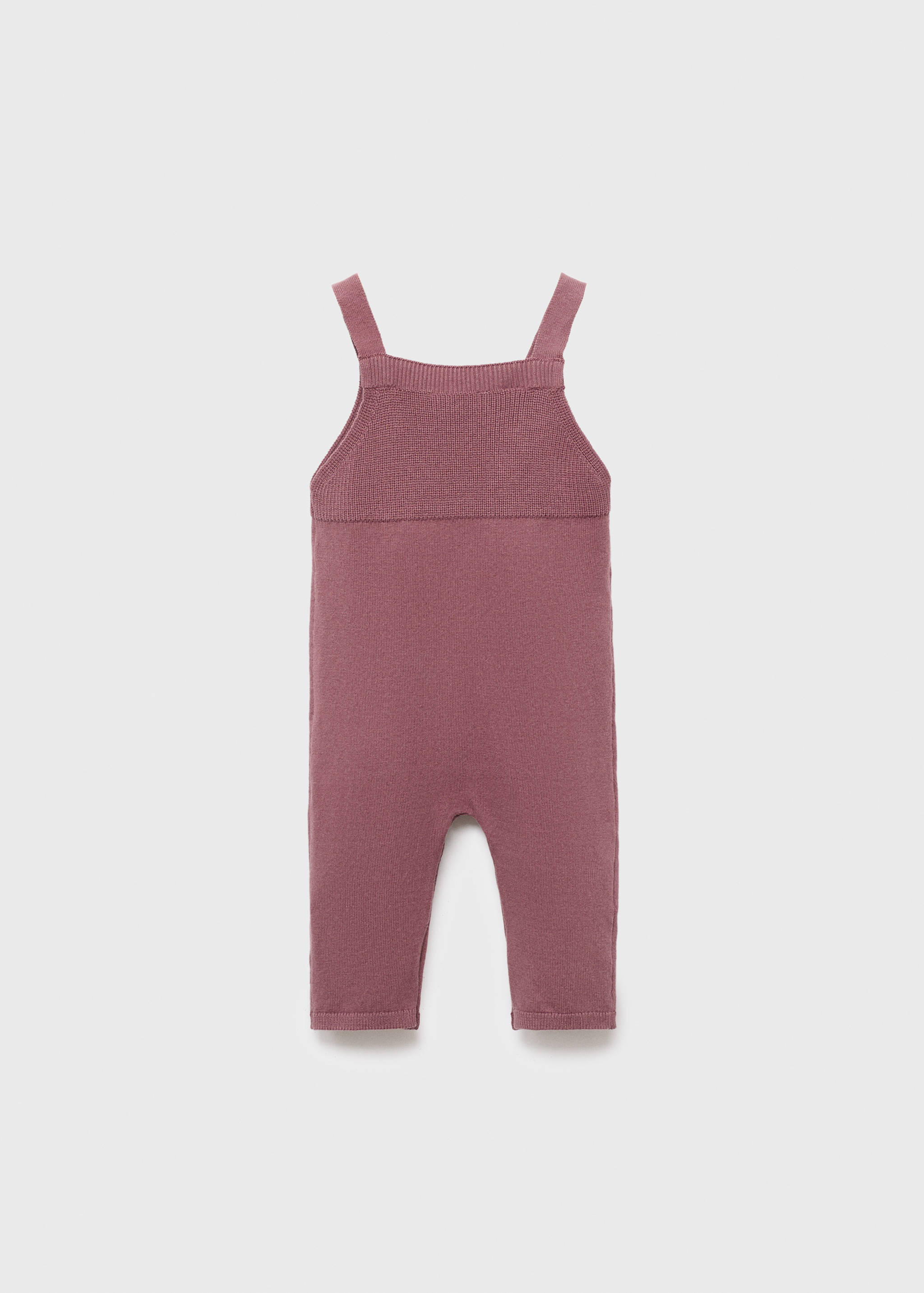 Embroidered knitted dungarees - Reverse of the article