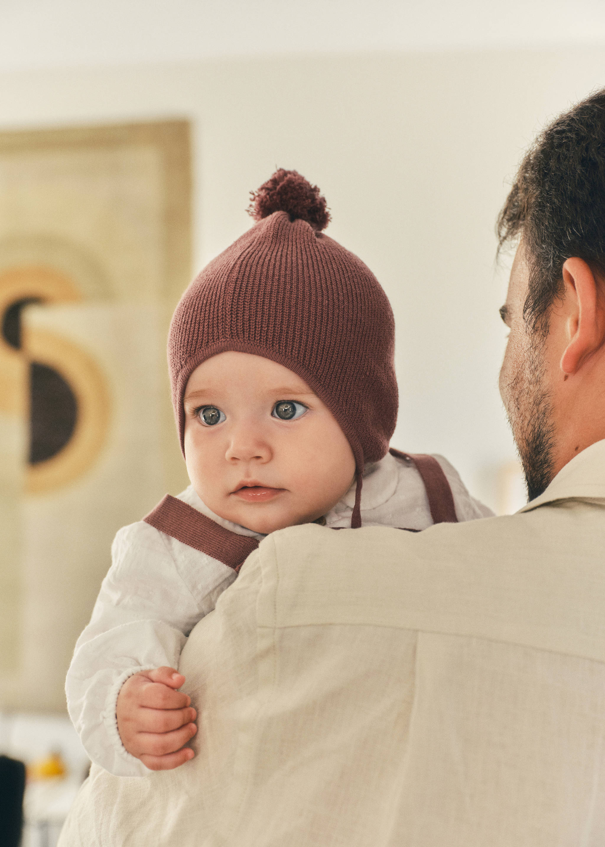 Jardineiras de tricô bordado - Pormenor do artigo 5