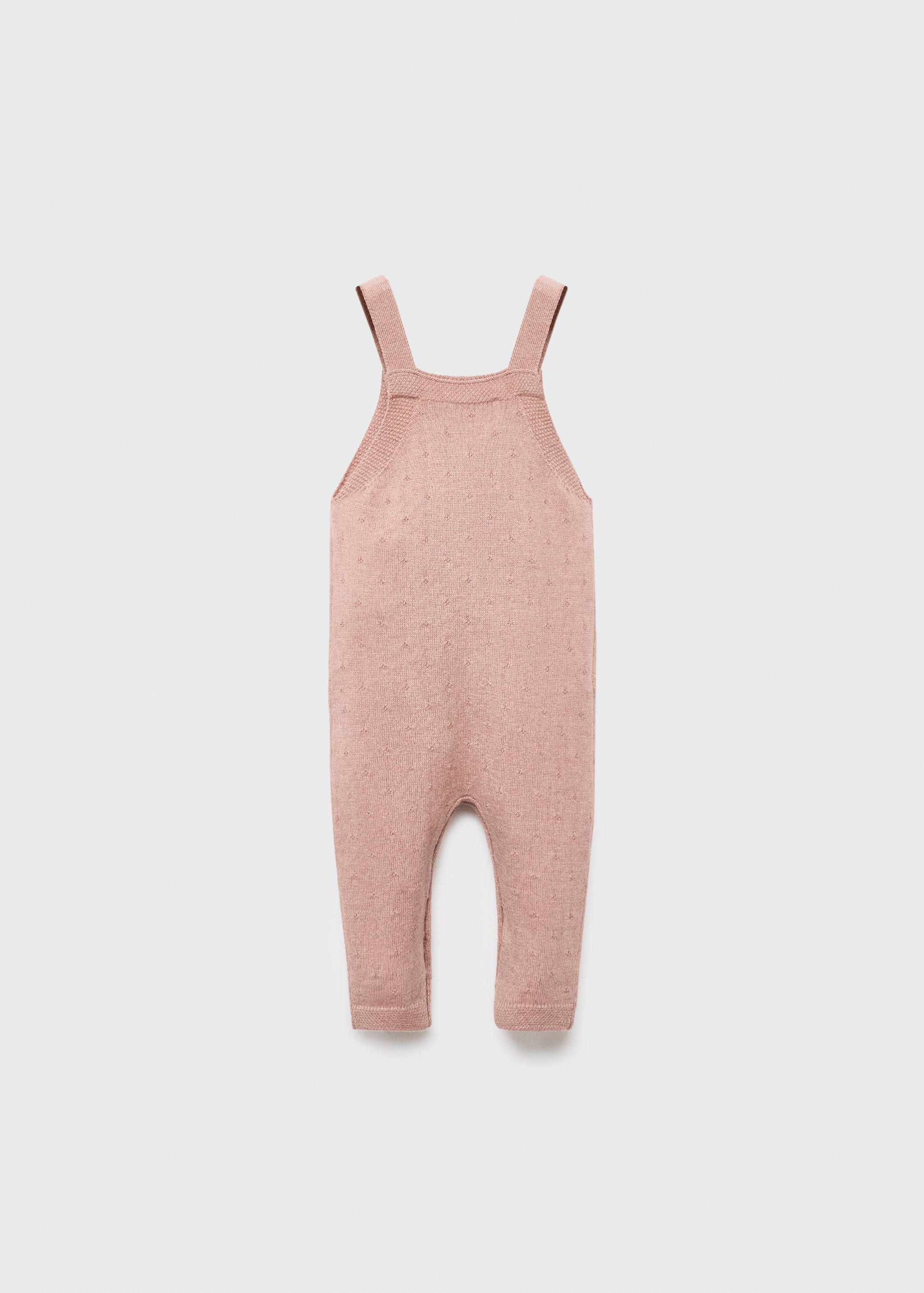 Embroidered knitted dungarees - Reverse of the article