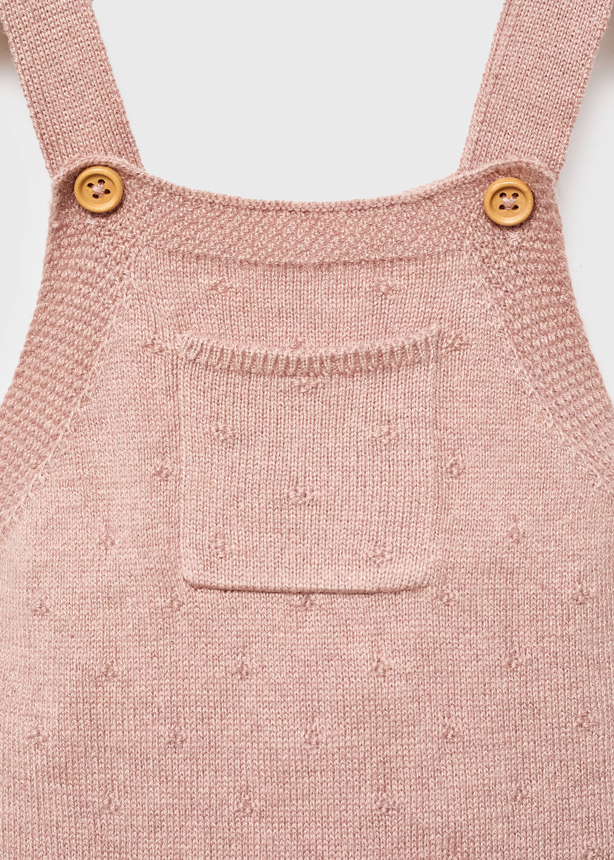 Embroidered knitted dungarees - Details of the article 8