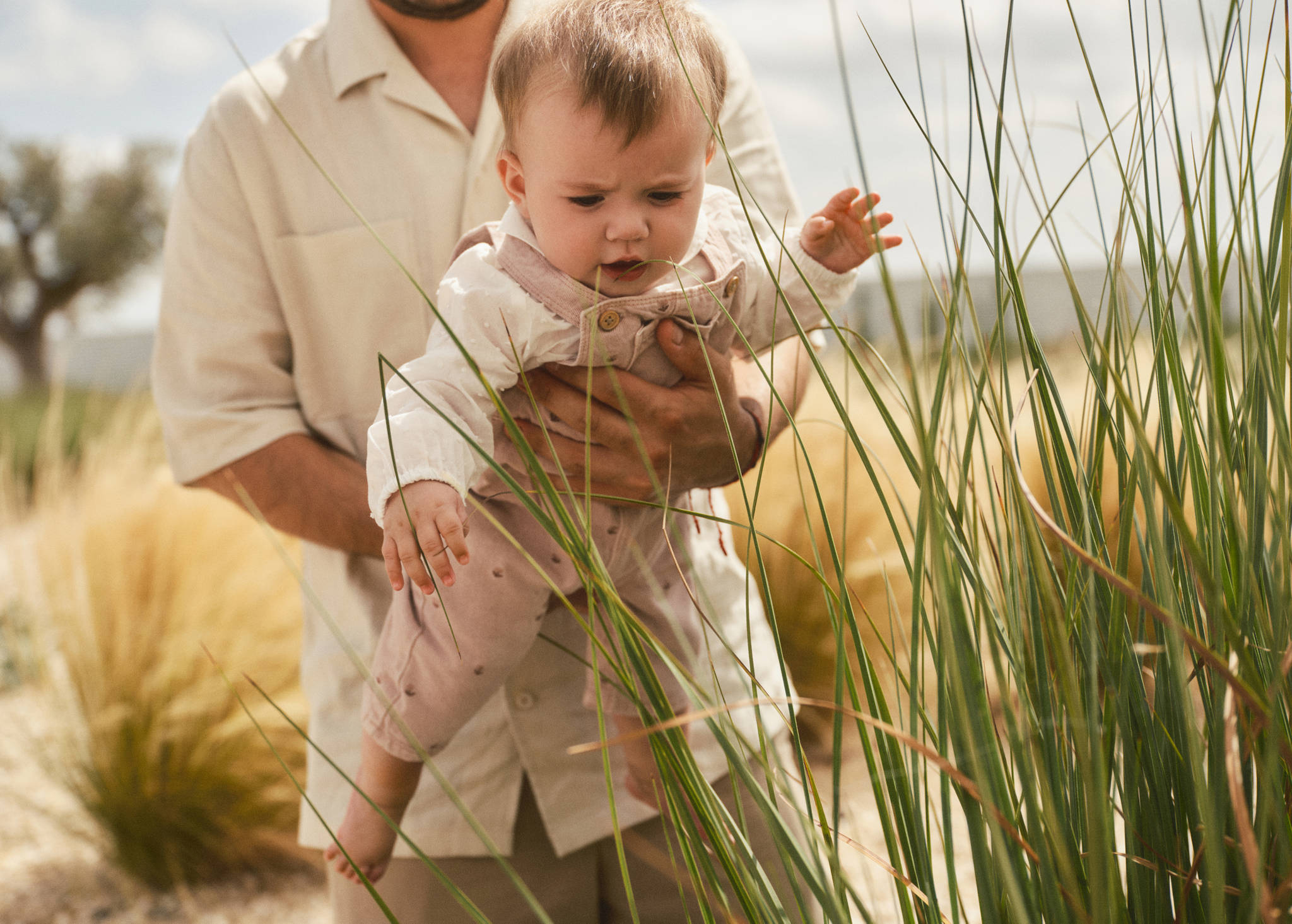 Embroidered denim dungarees - Details of the article 6