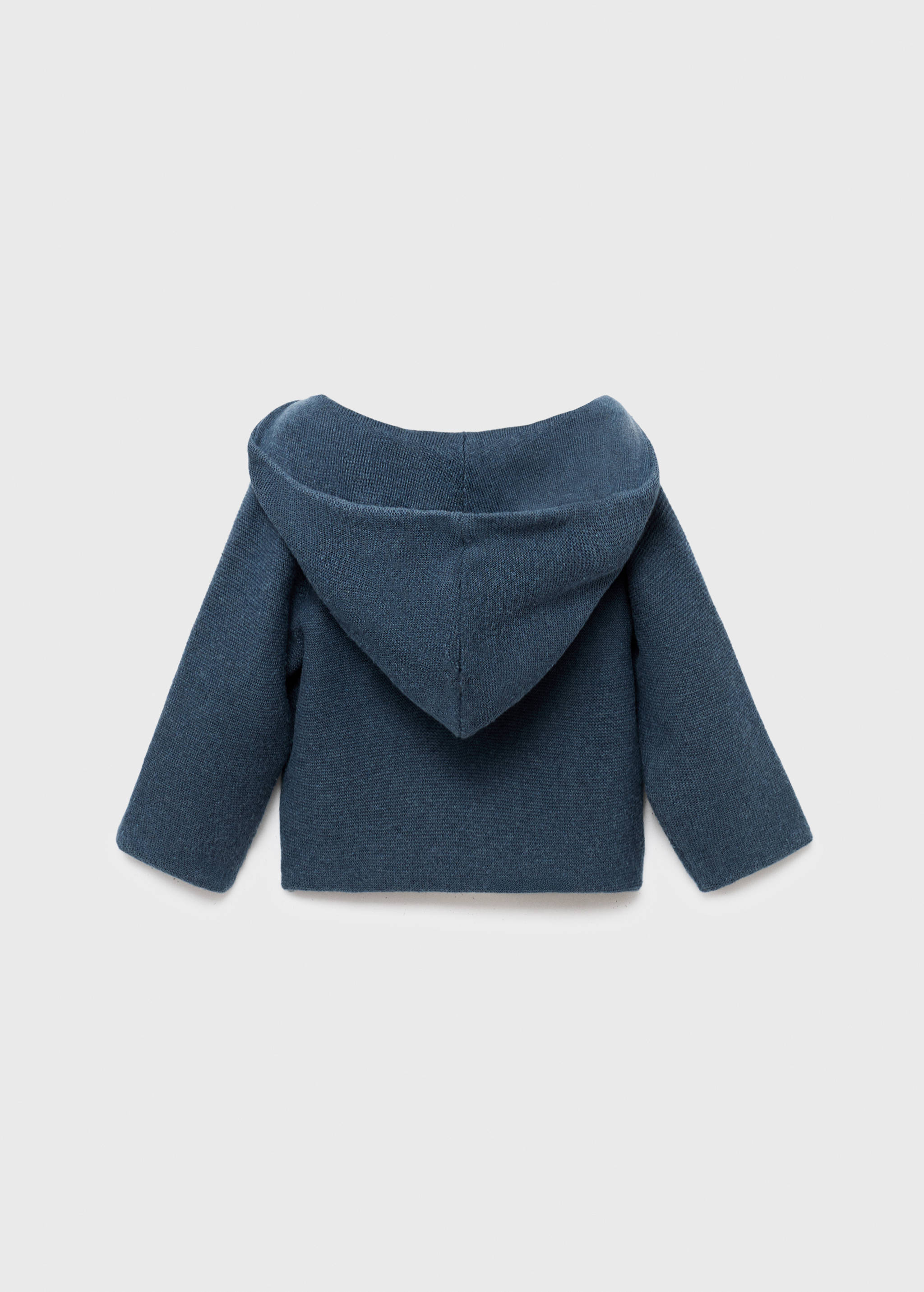 Kötött kapucnis kardigán - A cikk hátulja