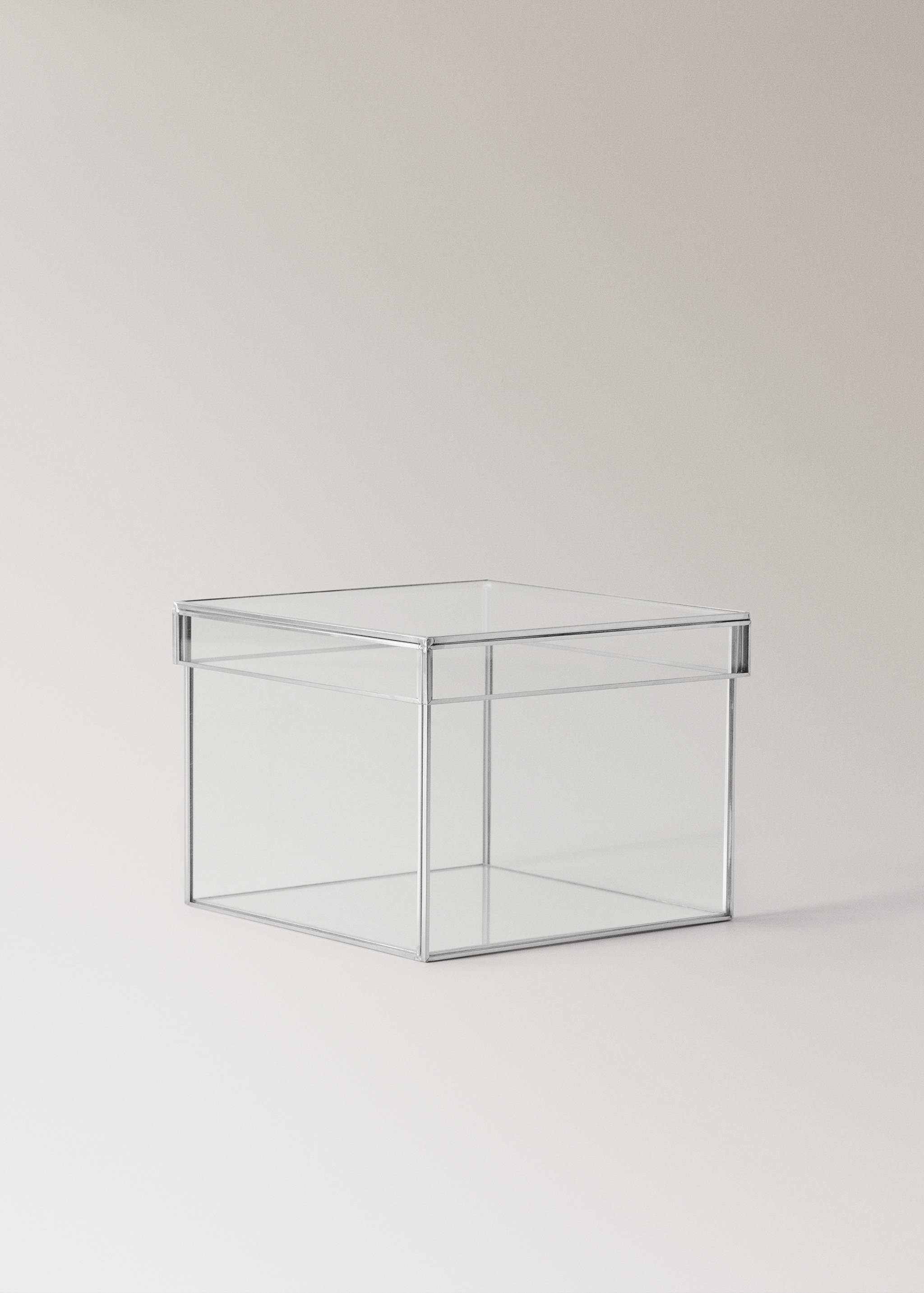 Mellomstor firkantet metallboks - Artikkeldetalj 1