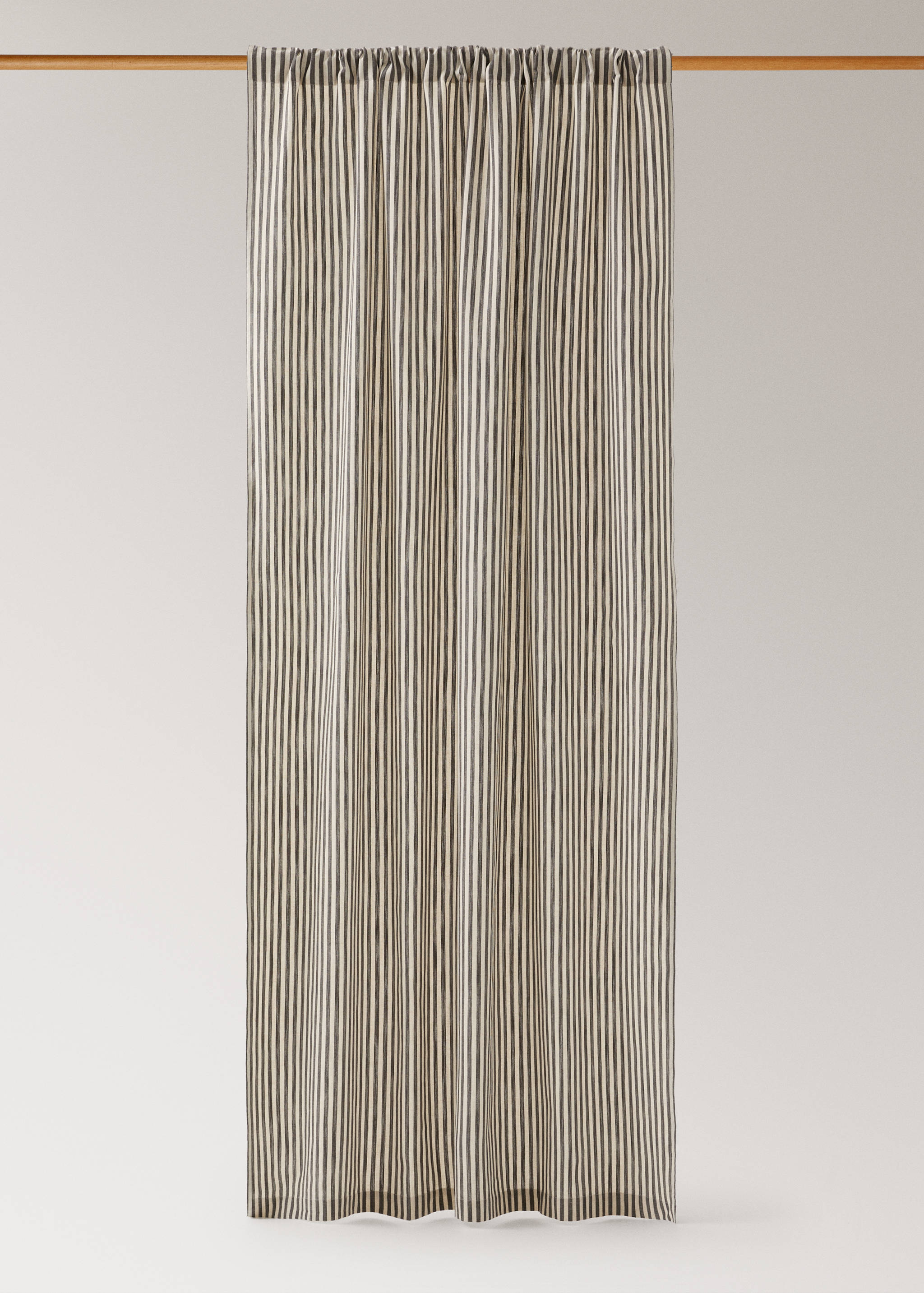 Cortina algodón raya gruesa - Artículo sin modelo