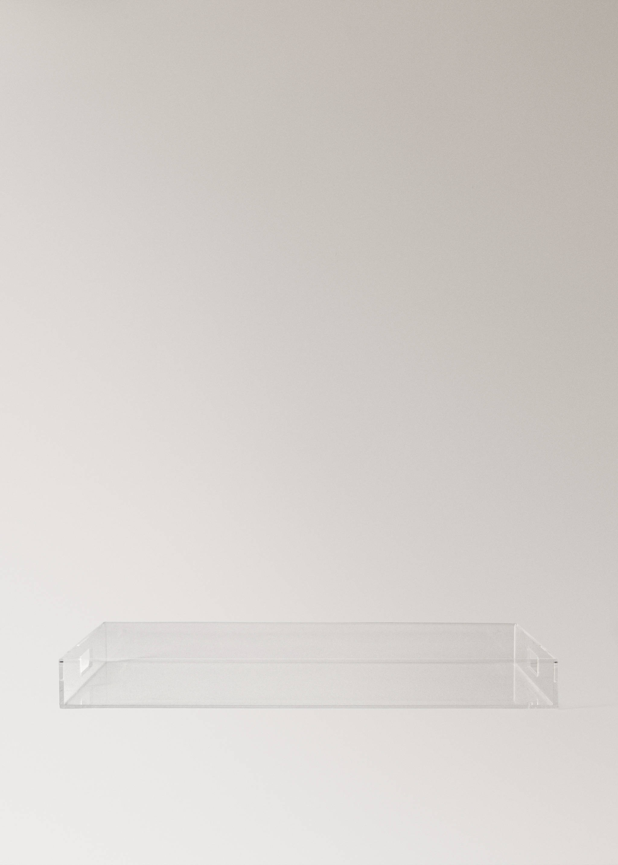 Large rectangular acrylic tray - Article without model