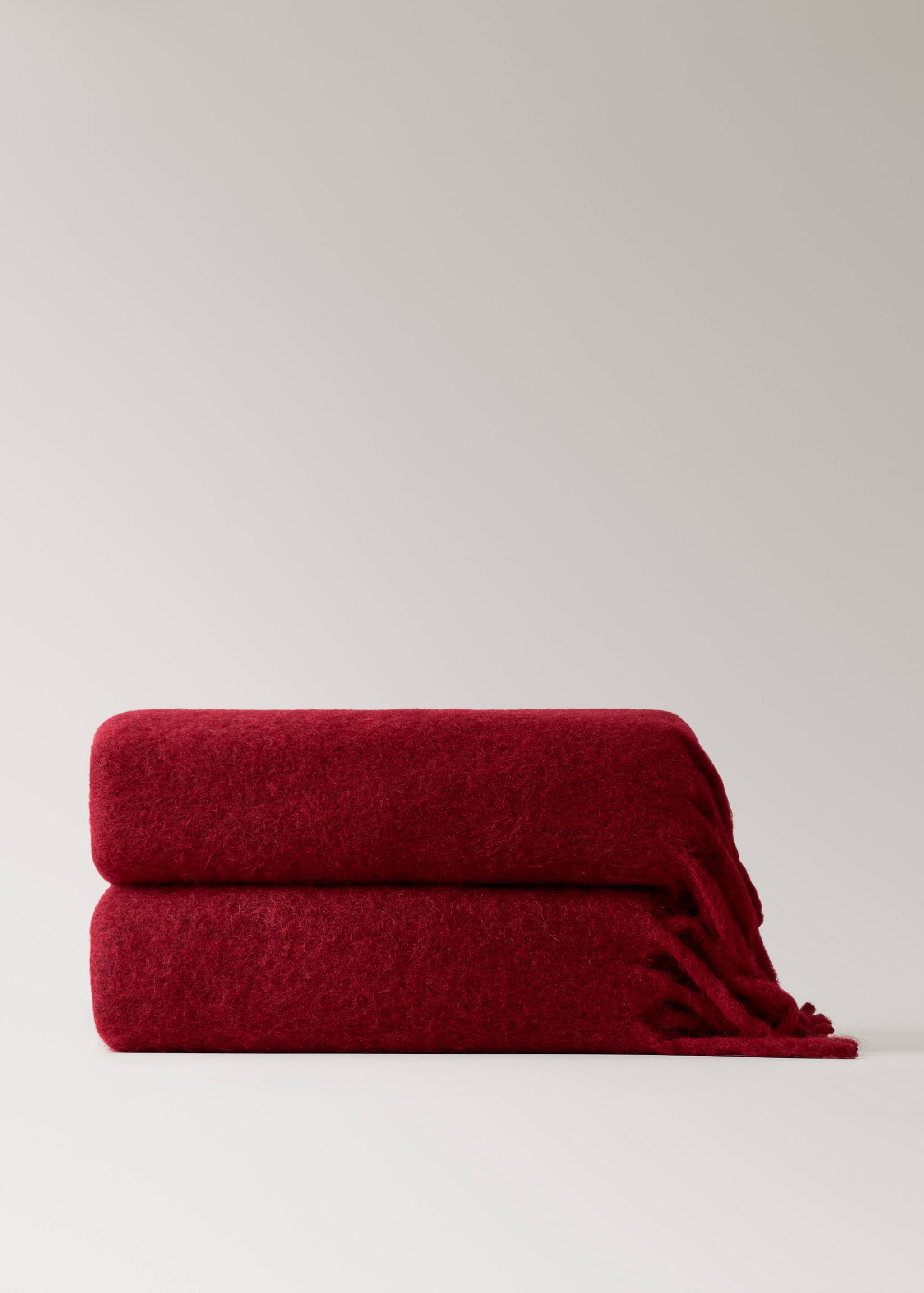 Pătură din amestec de lână cardată melange - Articol fără model