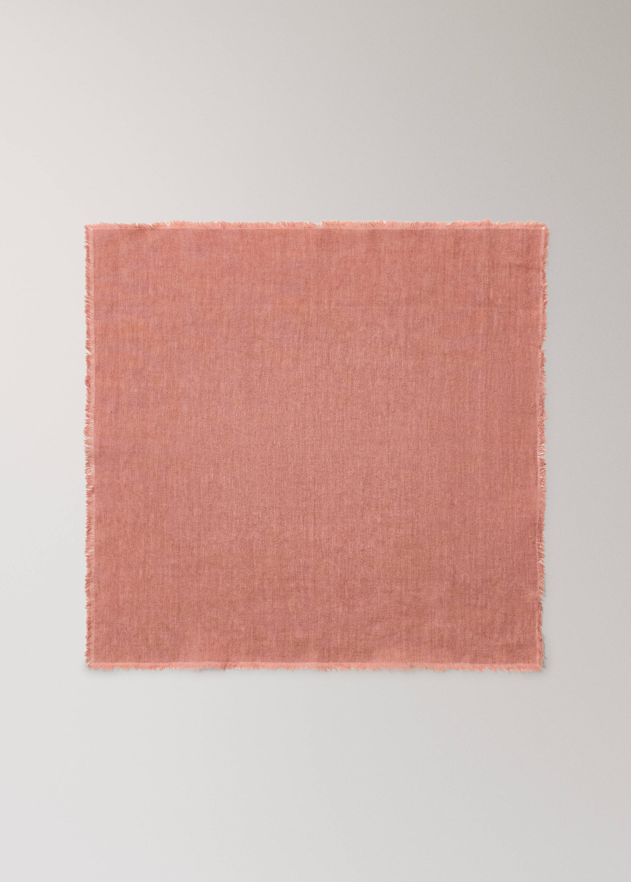 Servilletas lino terminación deshilachado - Artículo sin modelo