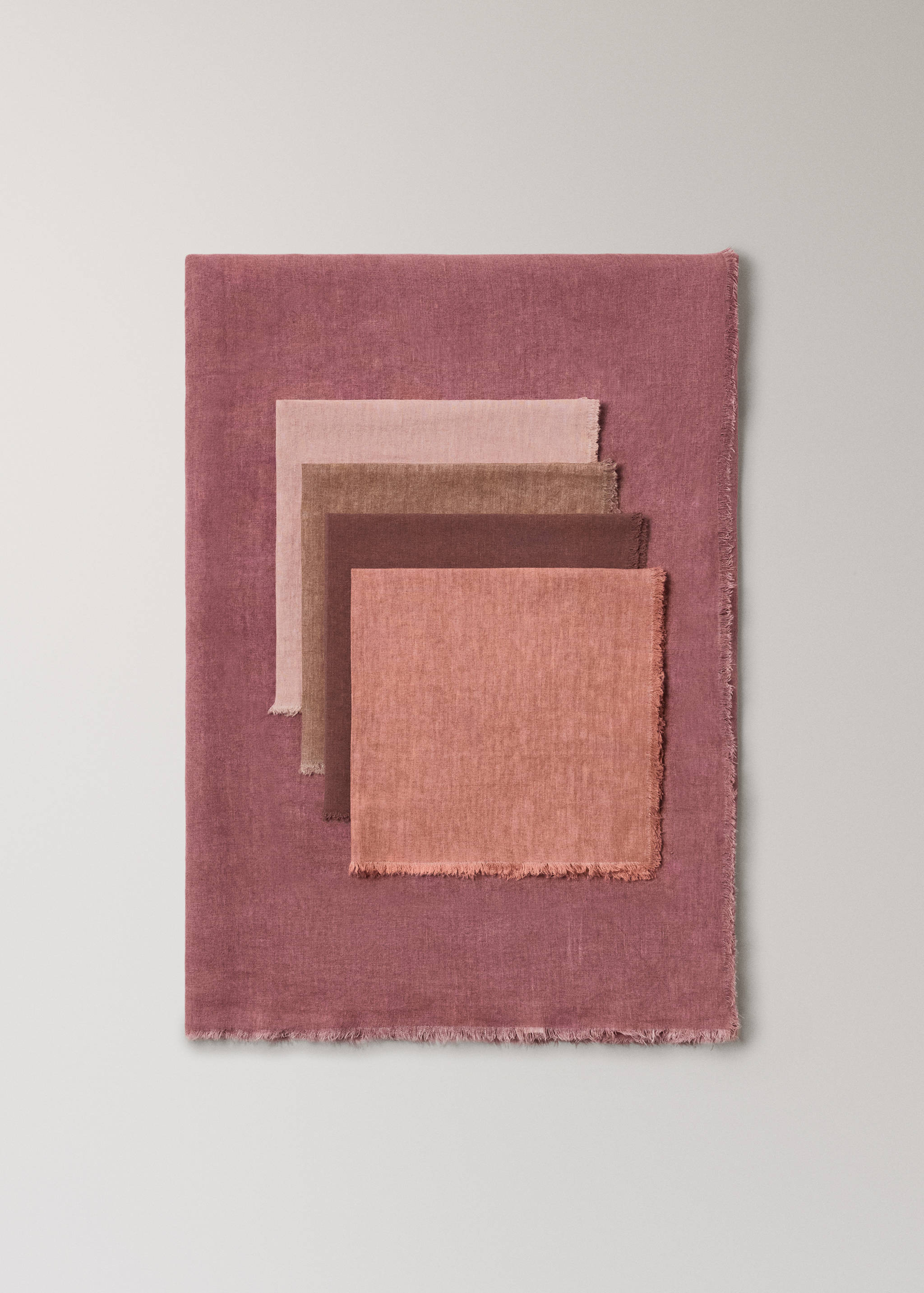 Servilletas lino terminación deshilachado - Detalle del artículo 3