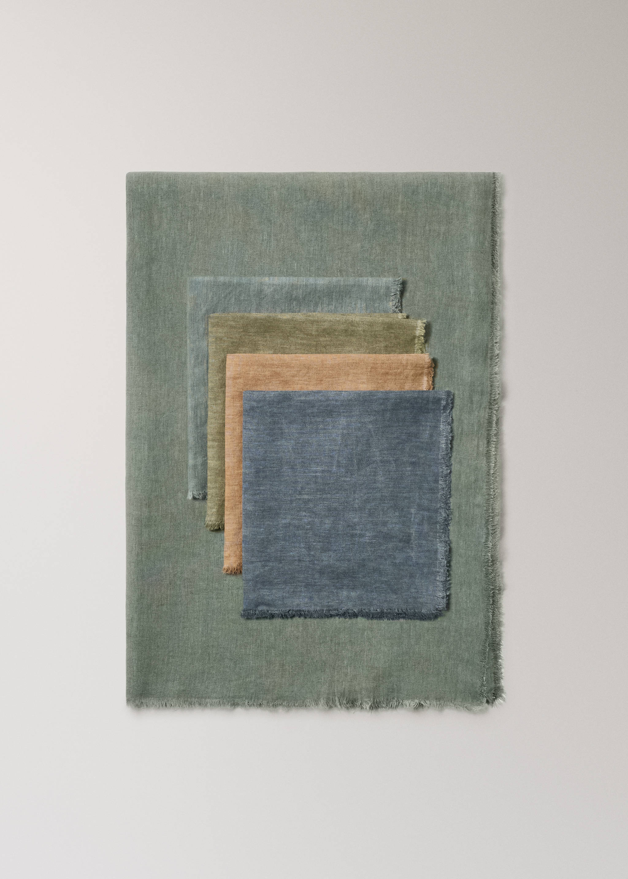 Leinenservietten mit ausgefranstem Rand - Detail des Artikels 3