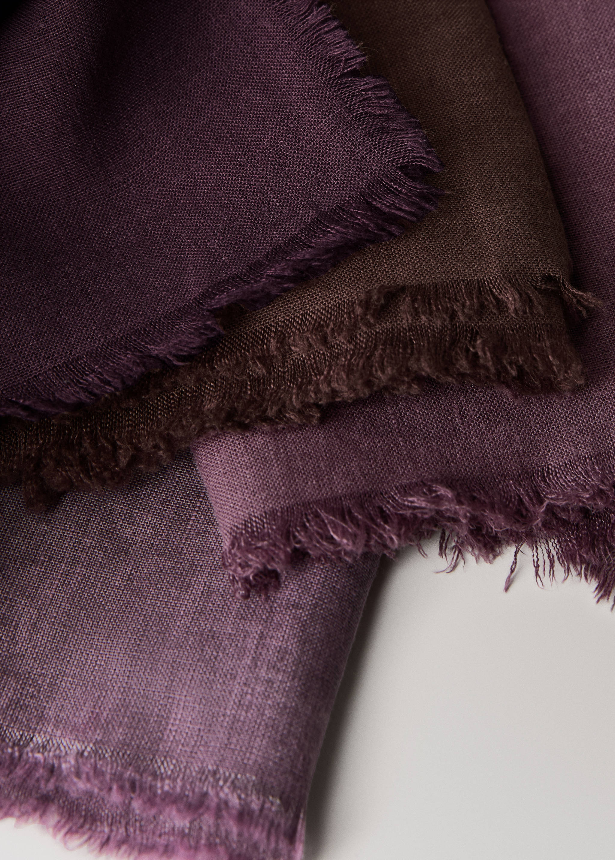 Leinenservietten mit ausgefranstem Rand - Detail des Artikels 2