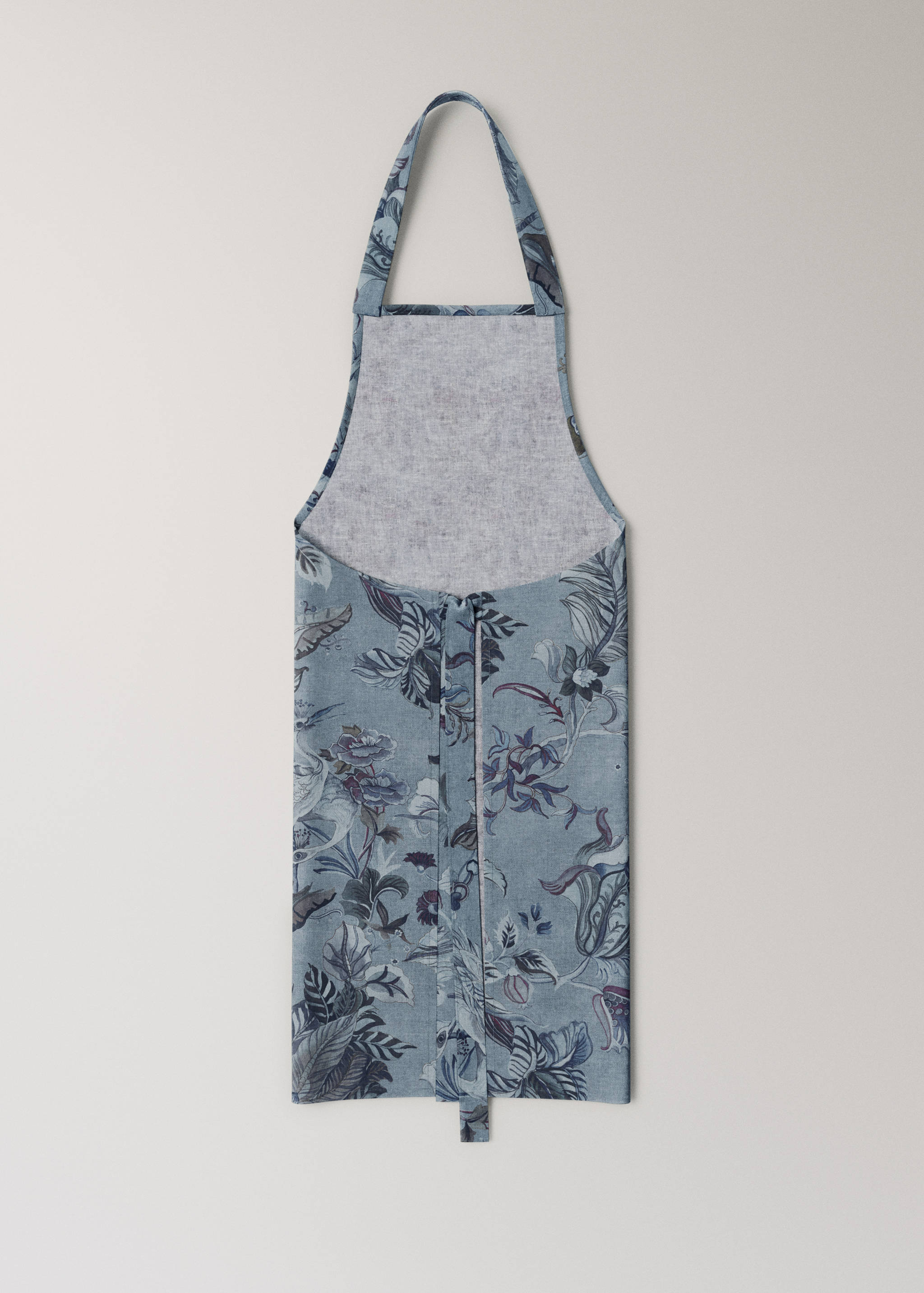 Printed cotton and linen apron - Details of the article 3
