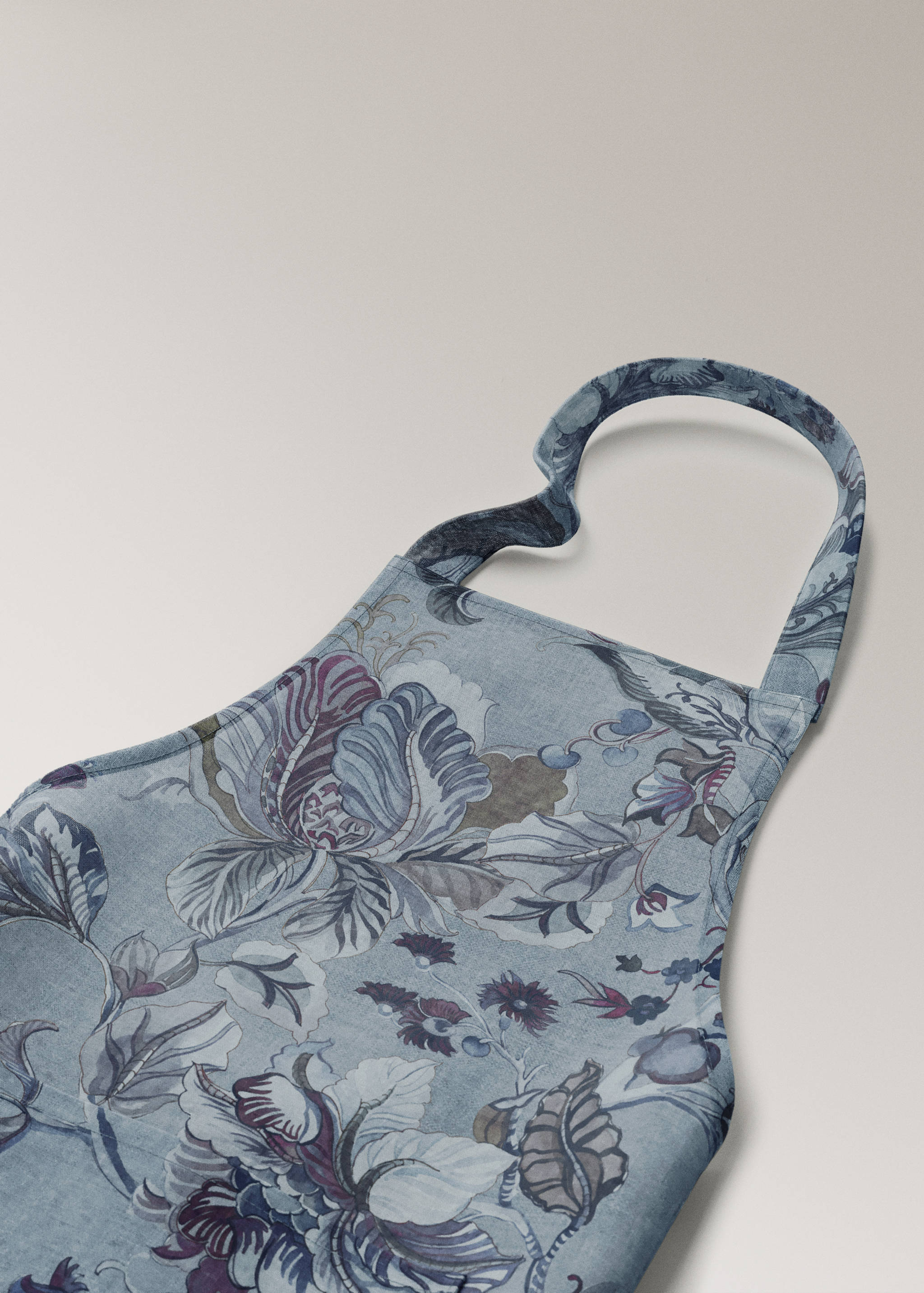 Printed cotton and linen apron - Details of the article 4