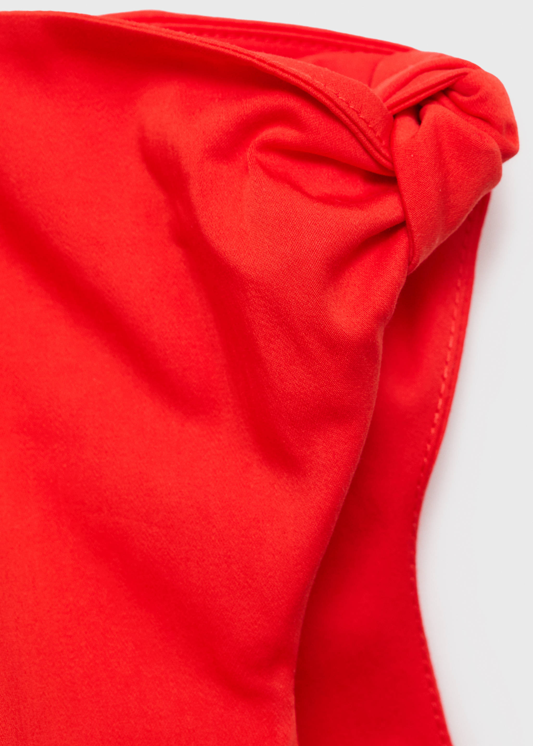 Ruched dress with asymmetrical neckline - Details of the article 8
