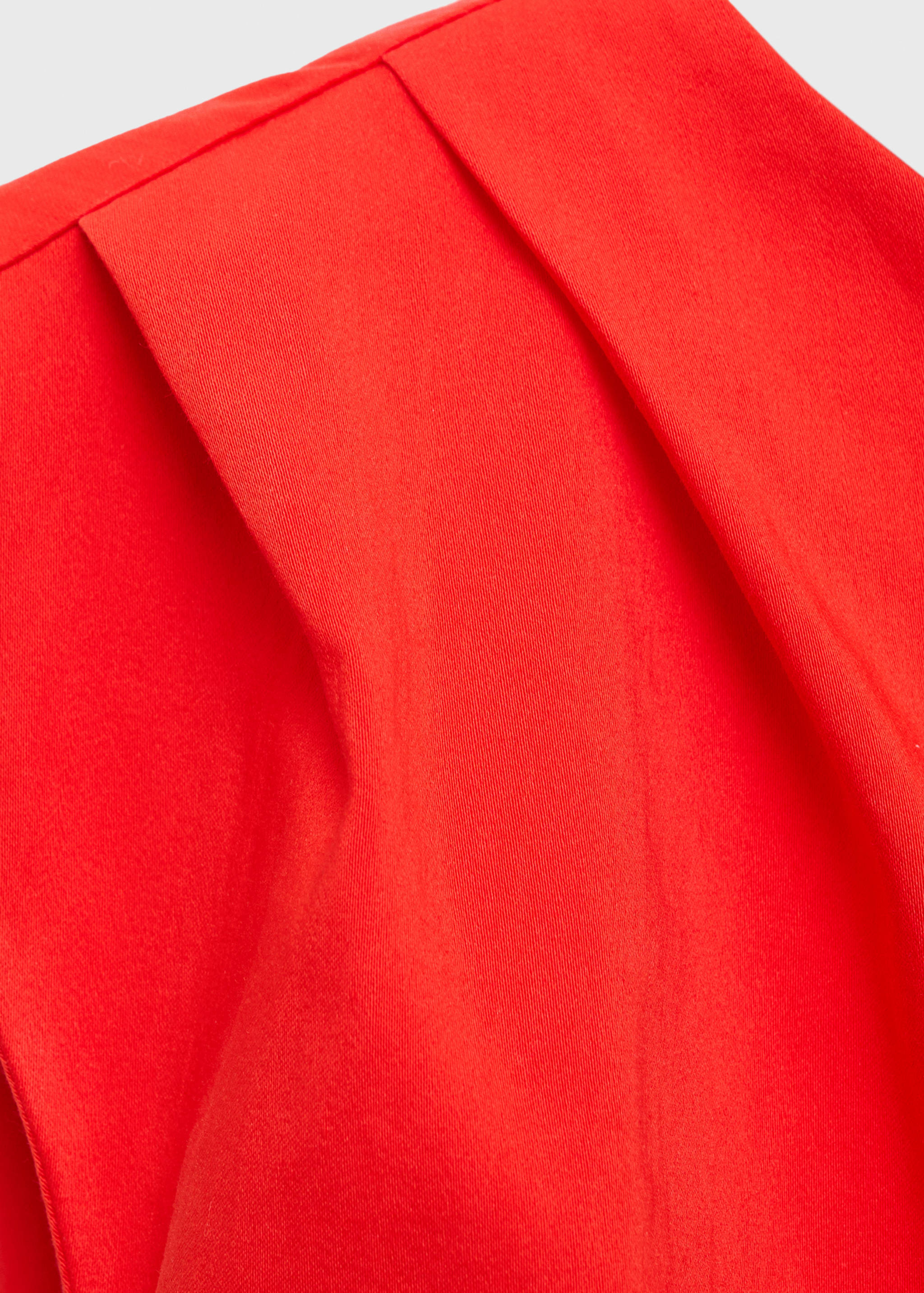 Ruched dress with asymmetrical neckline - Details of the article 0