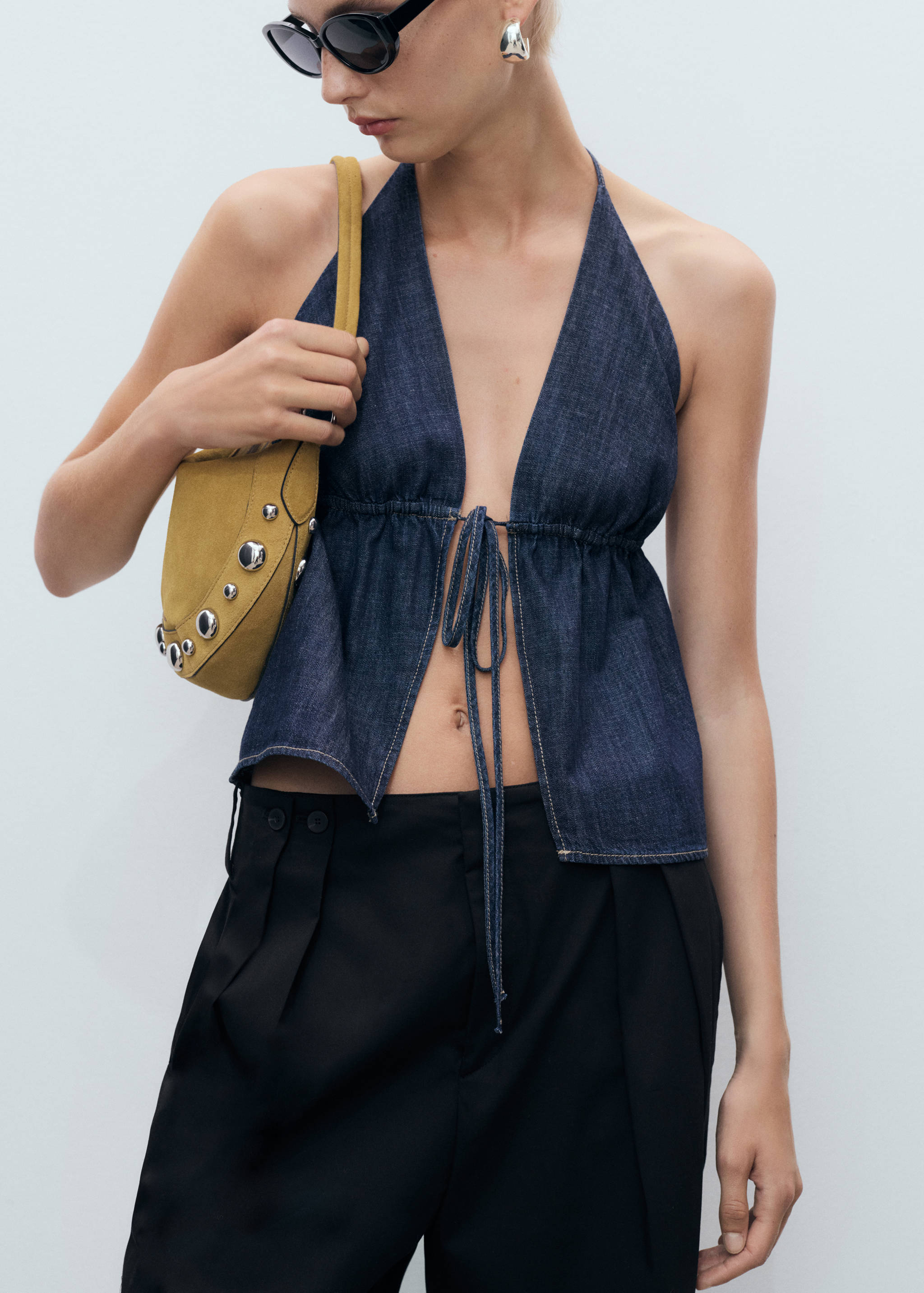 Buttons cotton pants - Details of the article 6