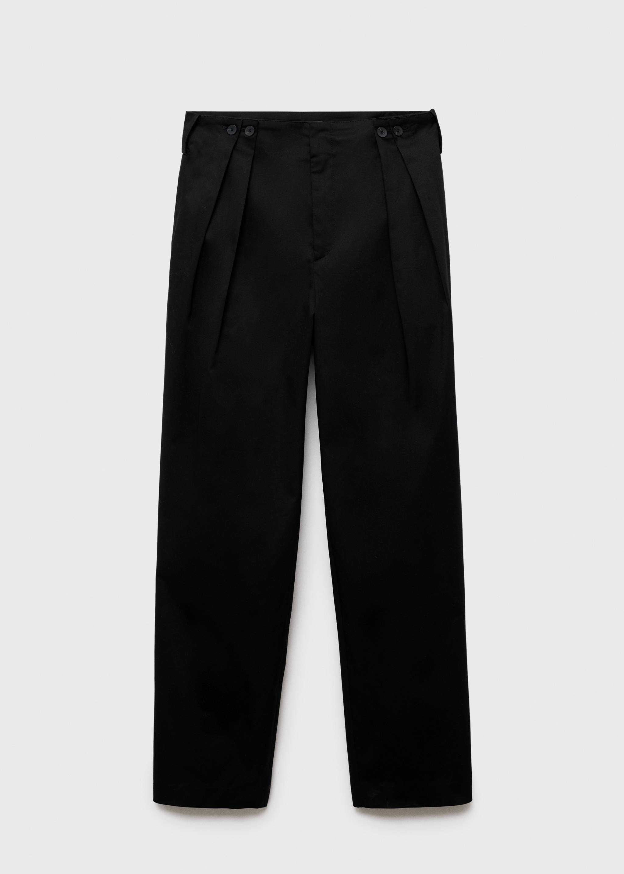 Buttons cotton pants - Article without model