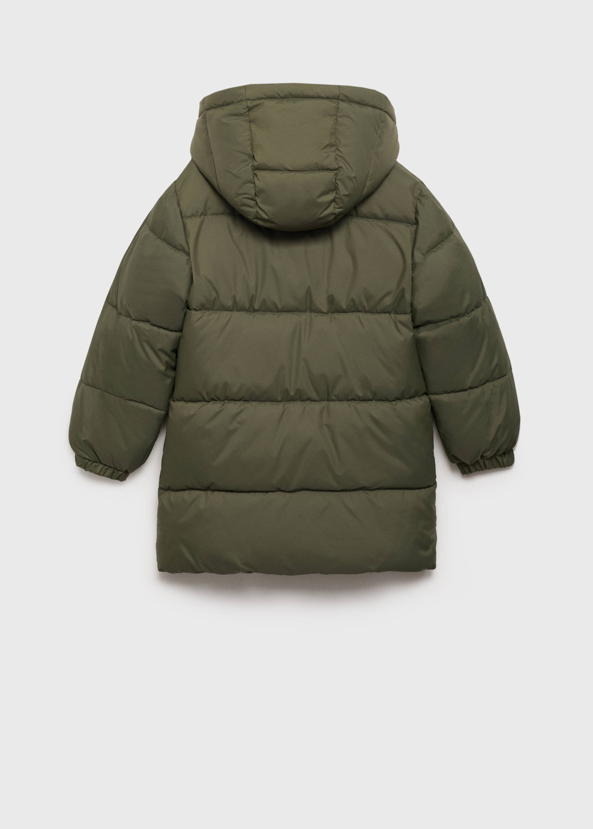 Long coat with padded lining - Reverse of the article