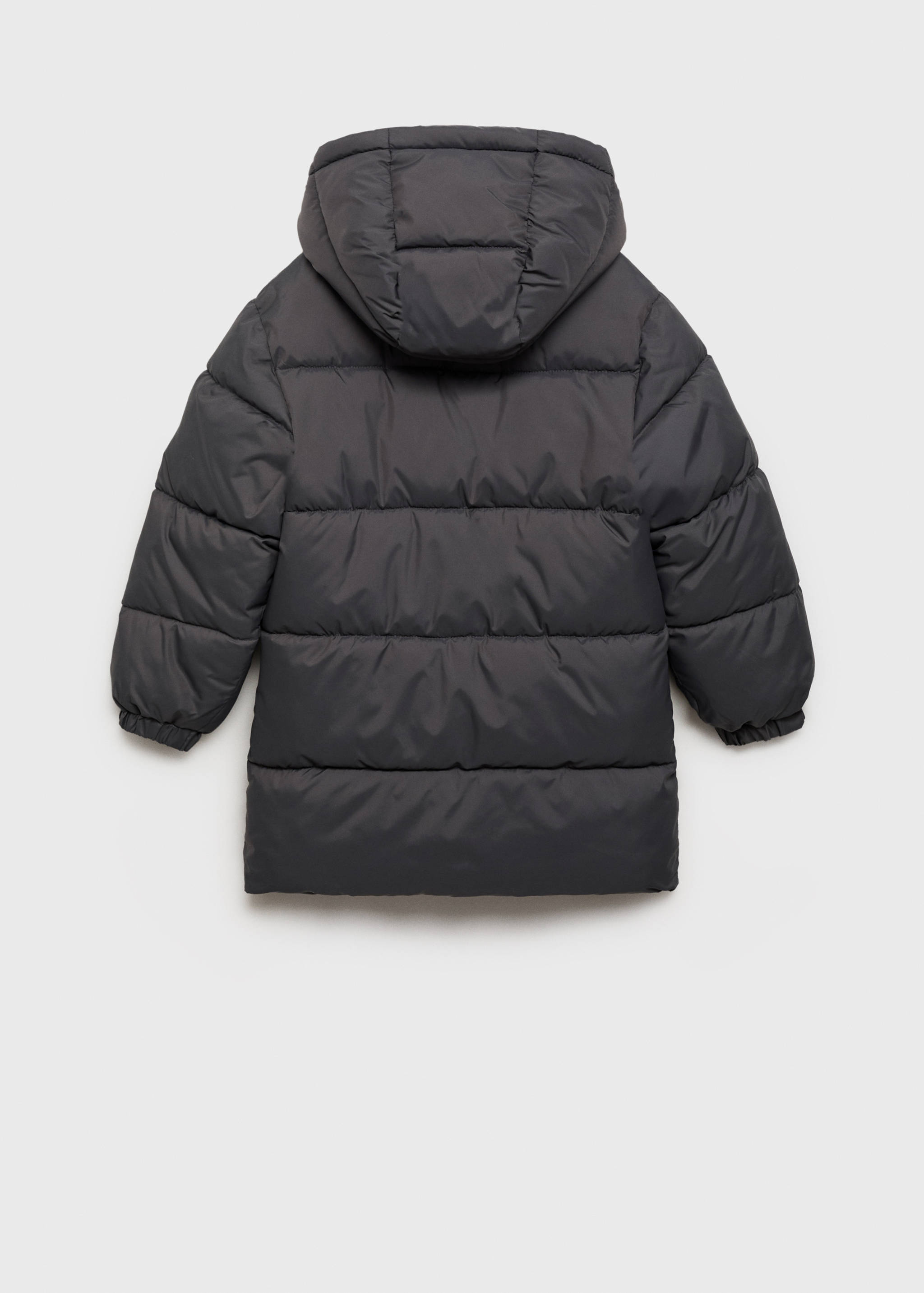 Long coat with padded lining - Reverse of the article