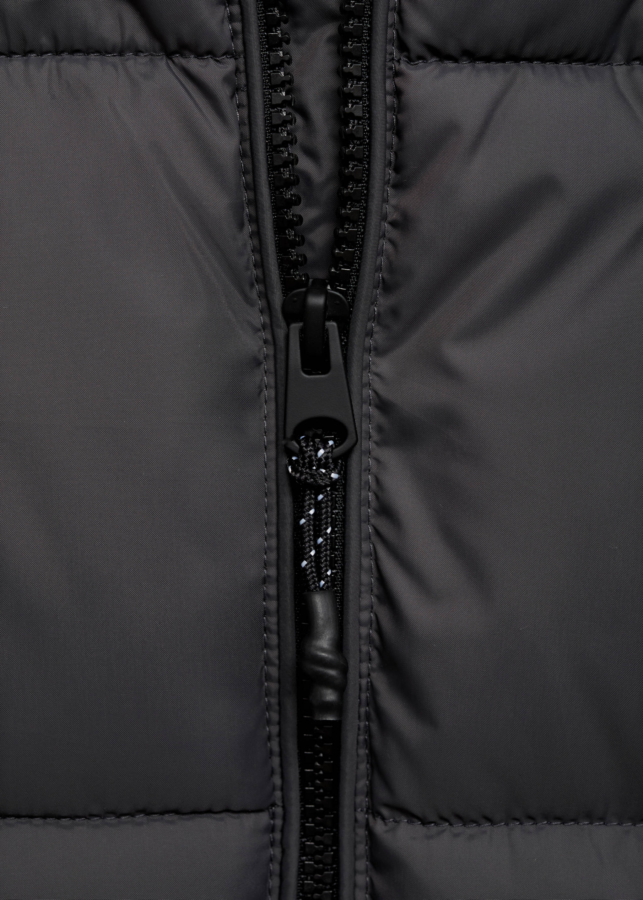 Long coat with padded lining - Details of the article 0