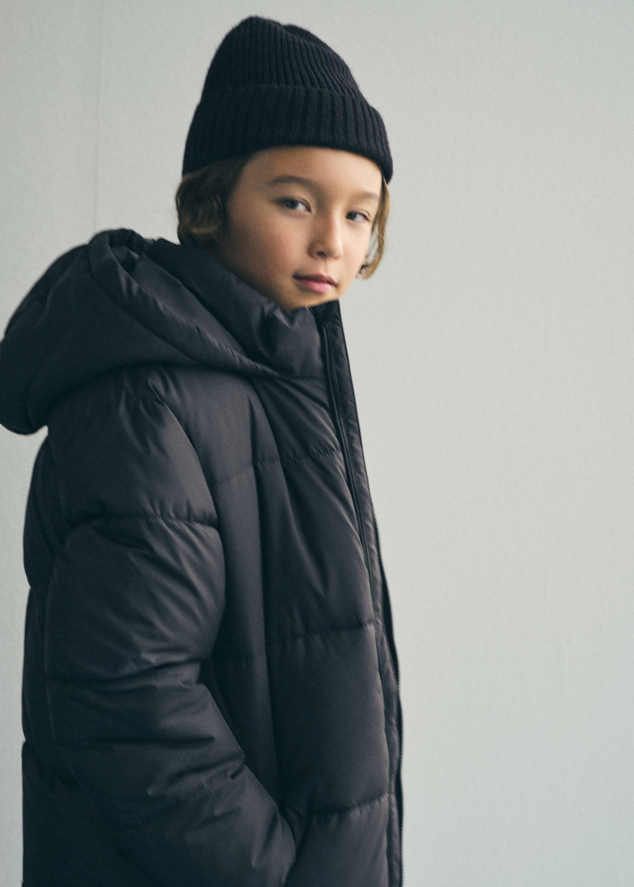 Long coat with padded lining - Details of the article 6