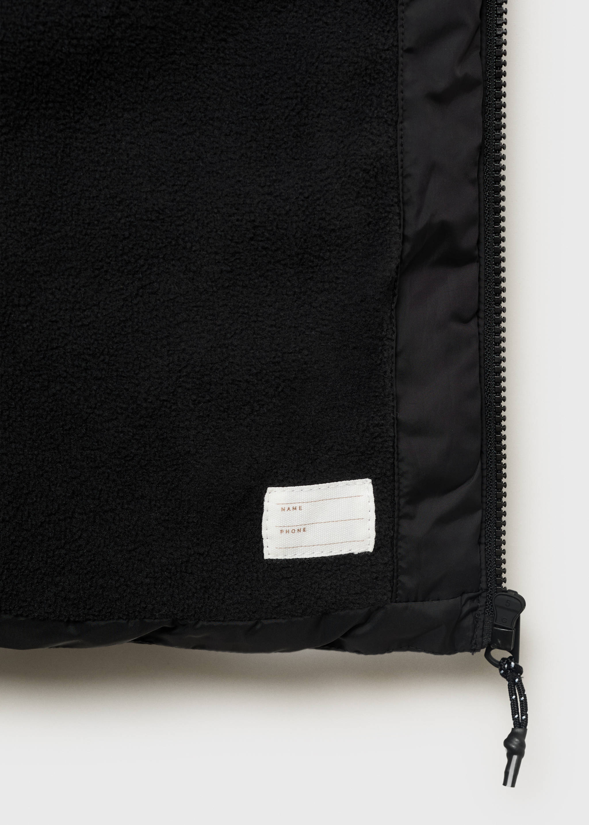 Long coat with padded lining - Details of the article 0