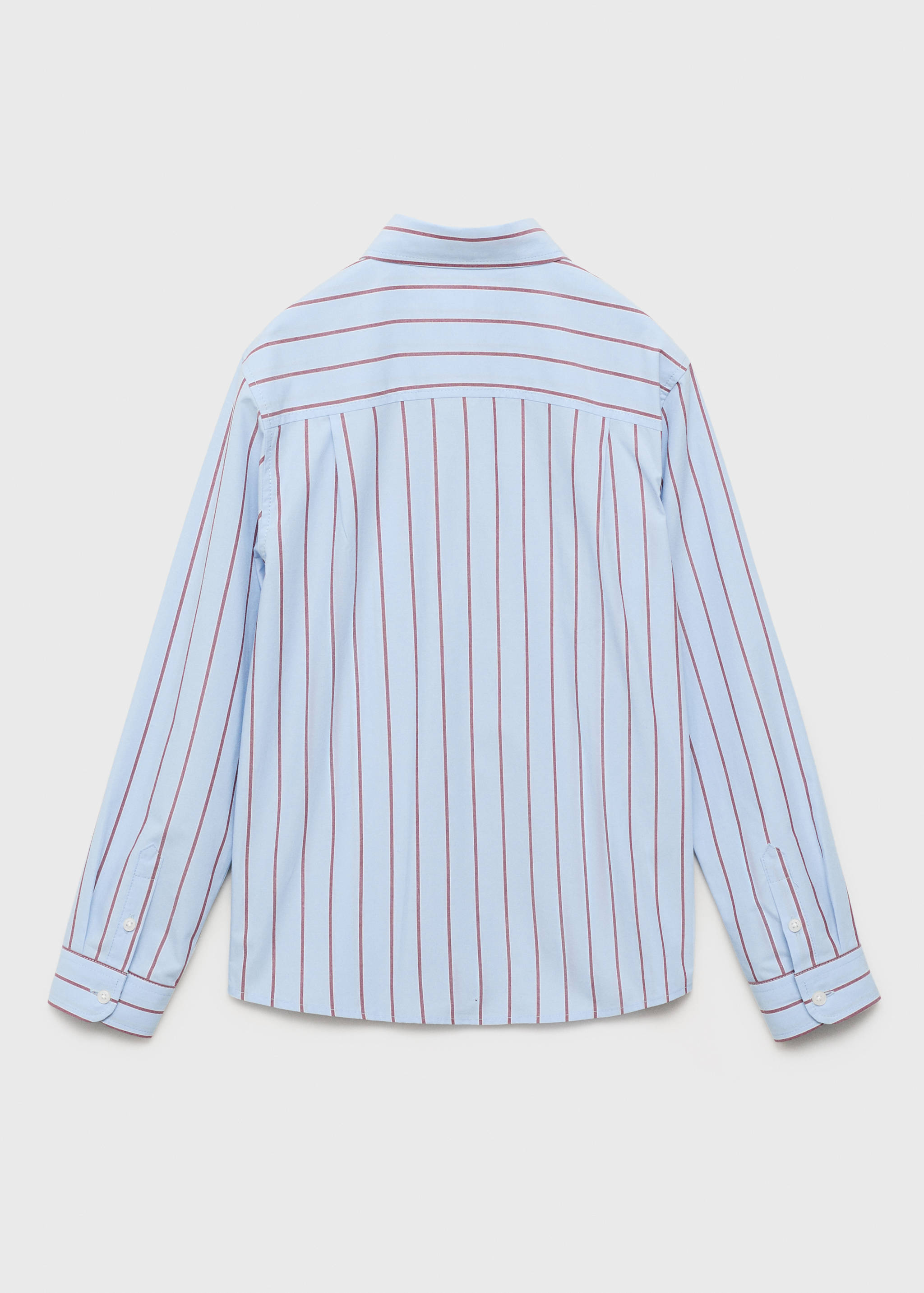 Striped cotton shirt - Reverse of the article