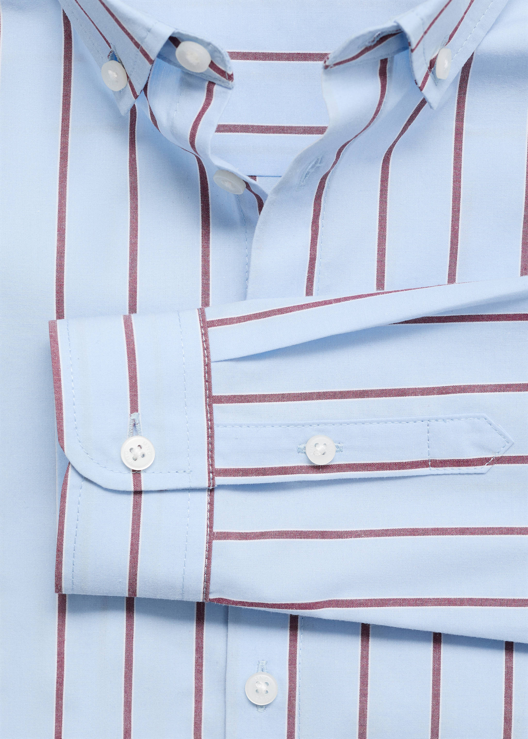 Striped cotton shirt - Details of the article 0