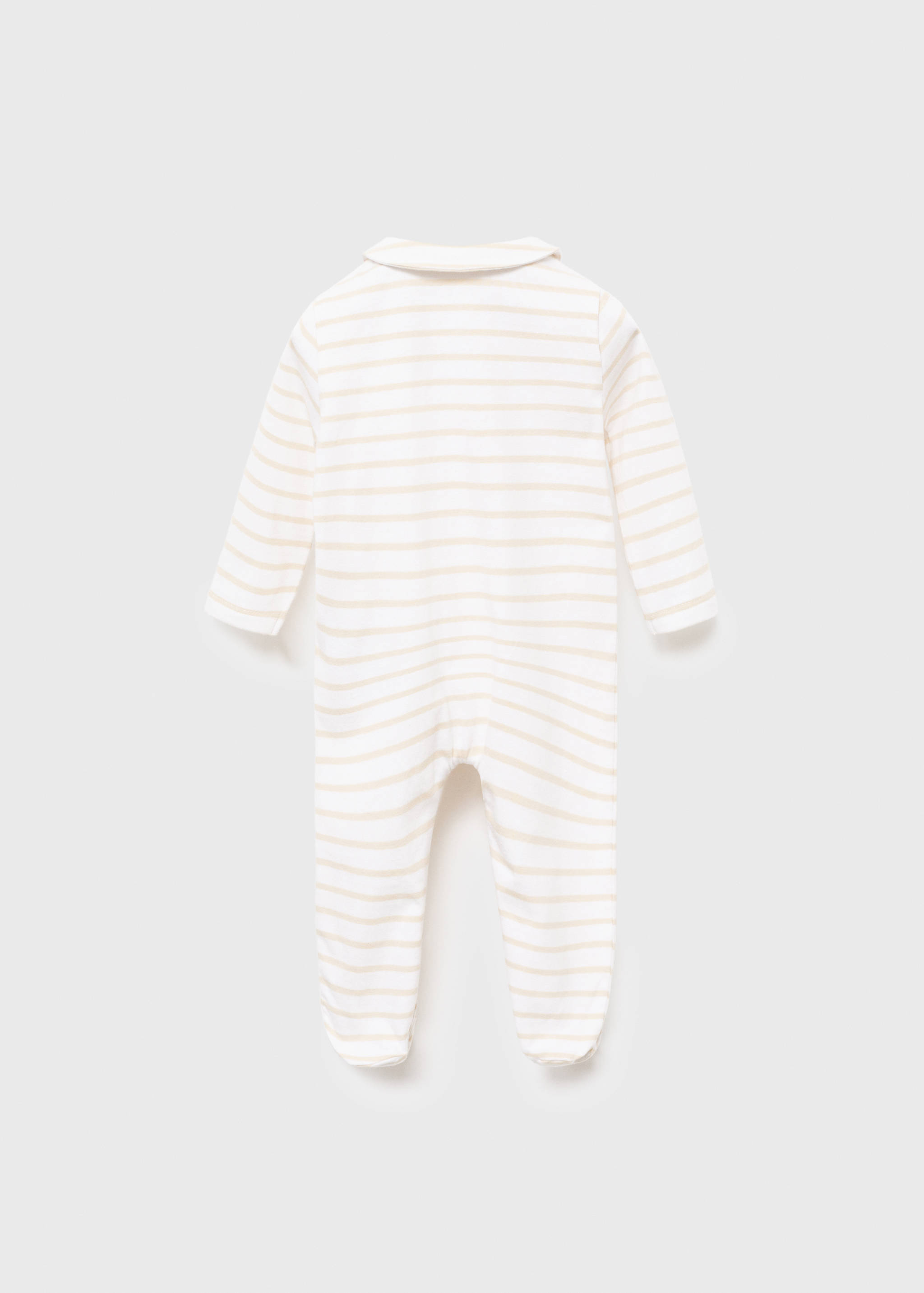 بيجامة قطعة واحدة بخطوط - الجهة الخلفية للمنتج