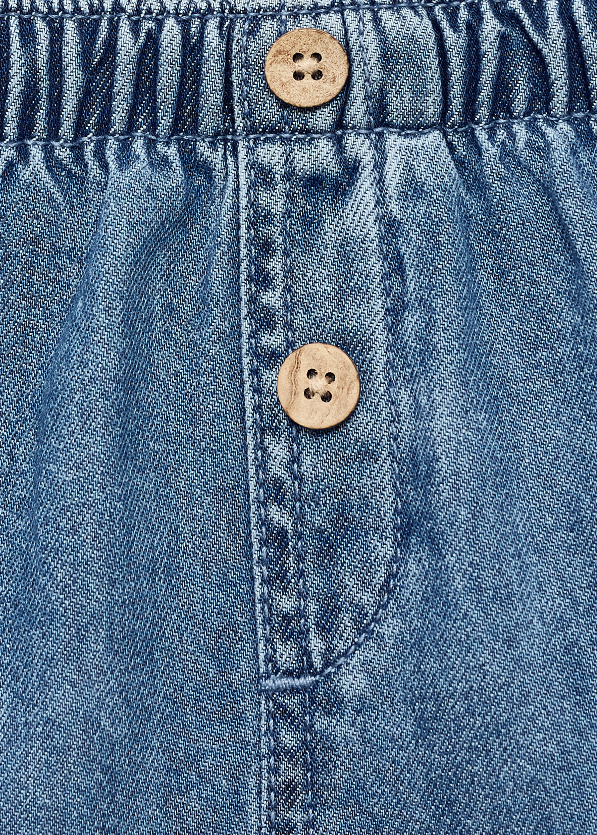 Buttons straight jeans - Details of the article 8