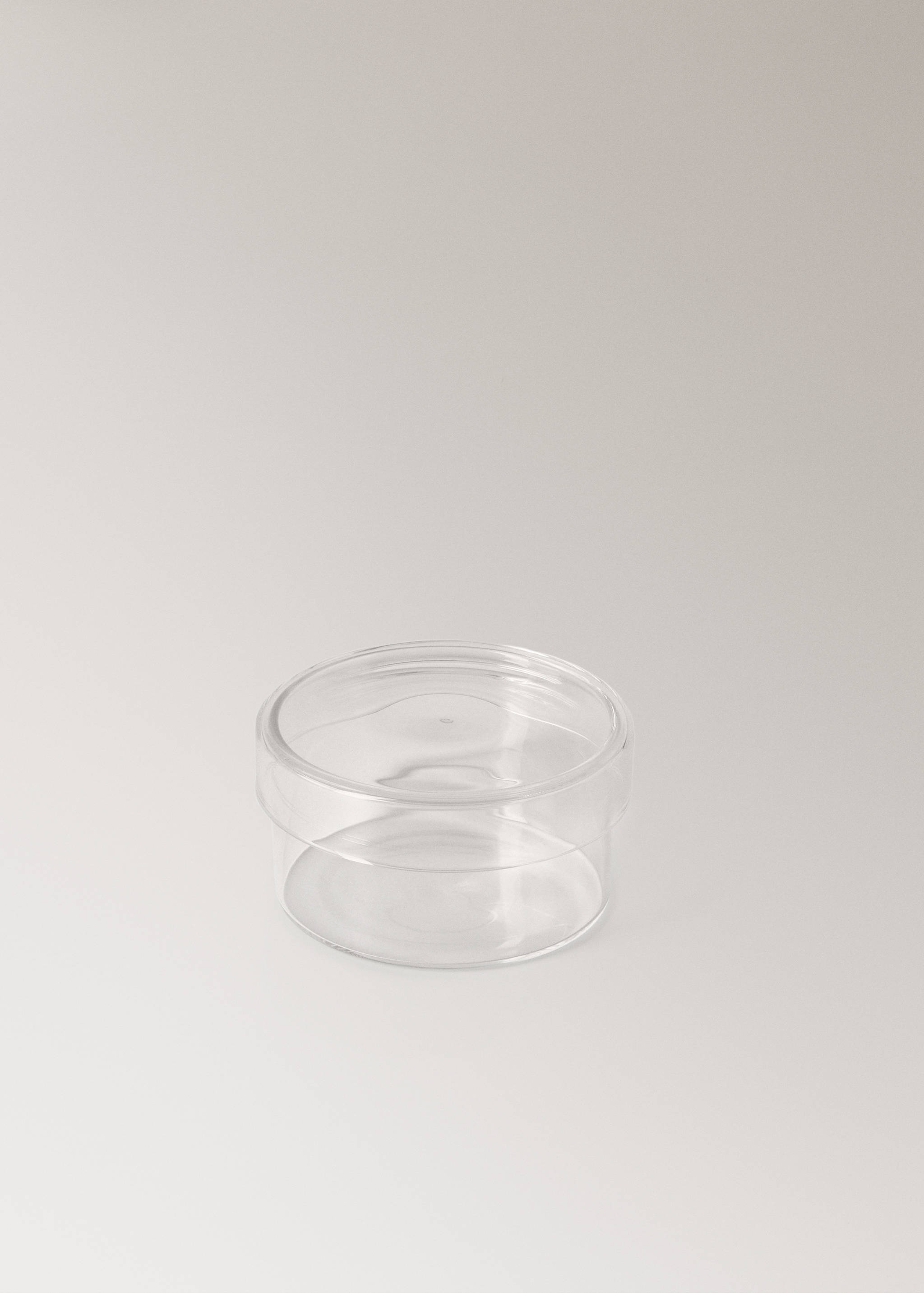Medium borosilicate bathroom jar with lid - Details of the article 1