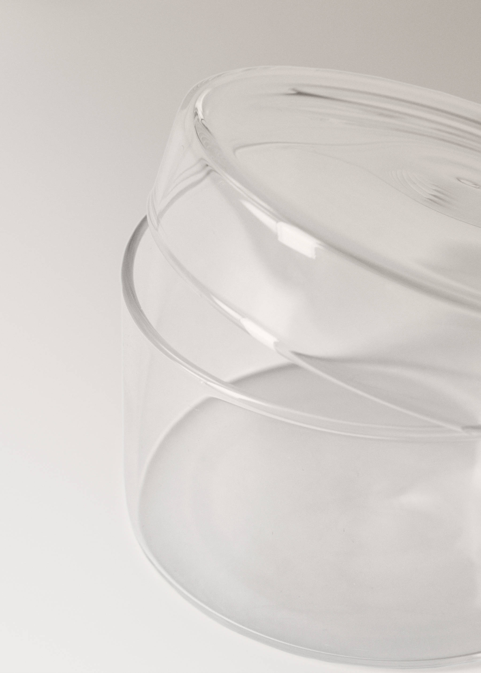 Medium borosilicate bathroom jar with lid - Details of the article 2
