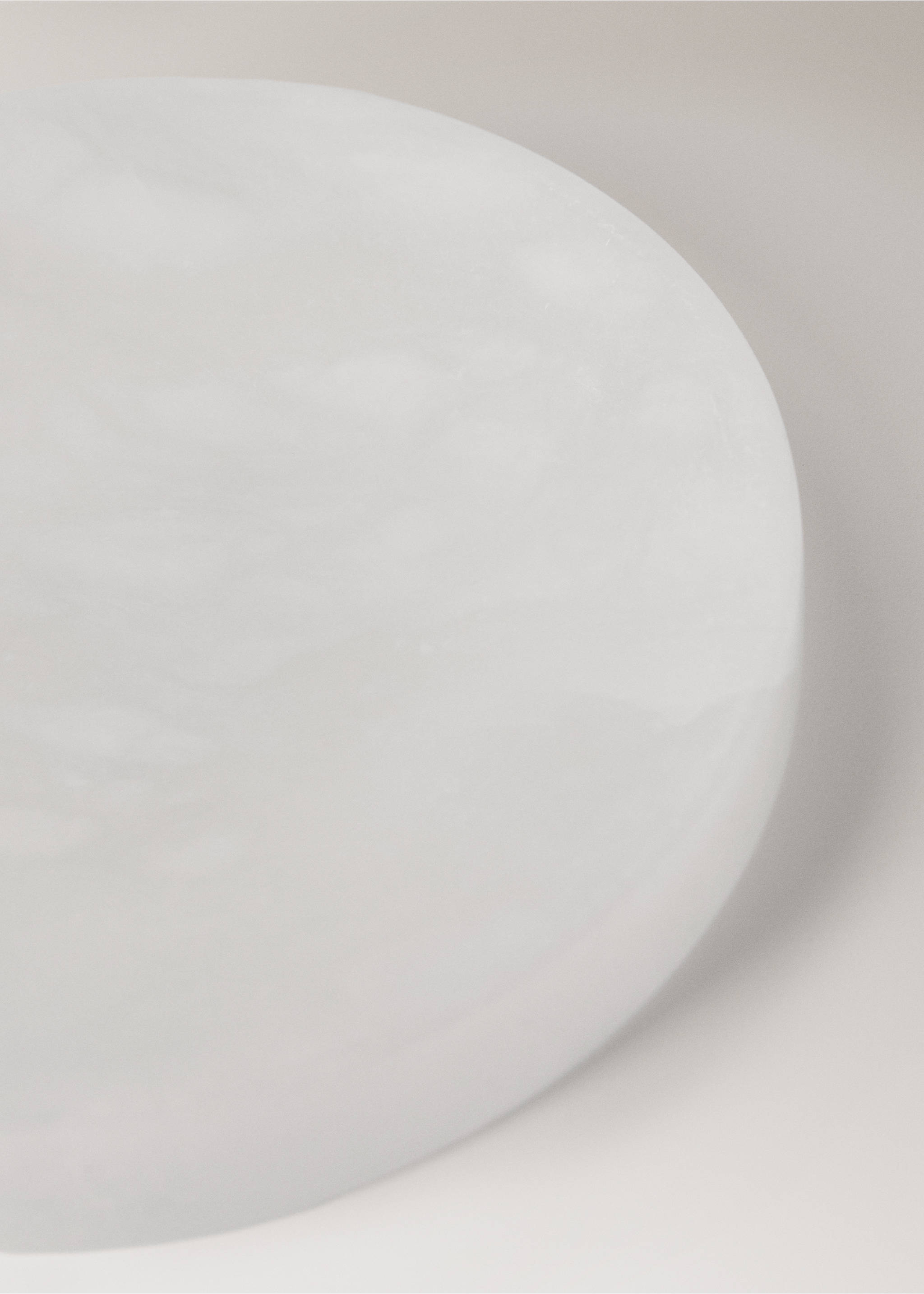 Small alabaster valet tray - Details of the article 1, White. Ref: 17083798-00.