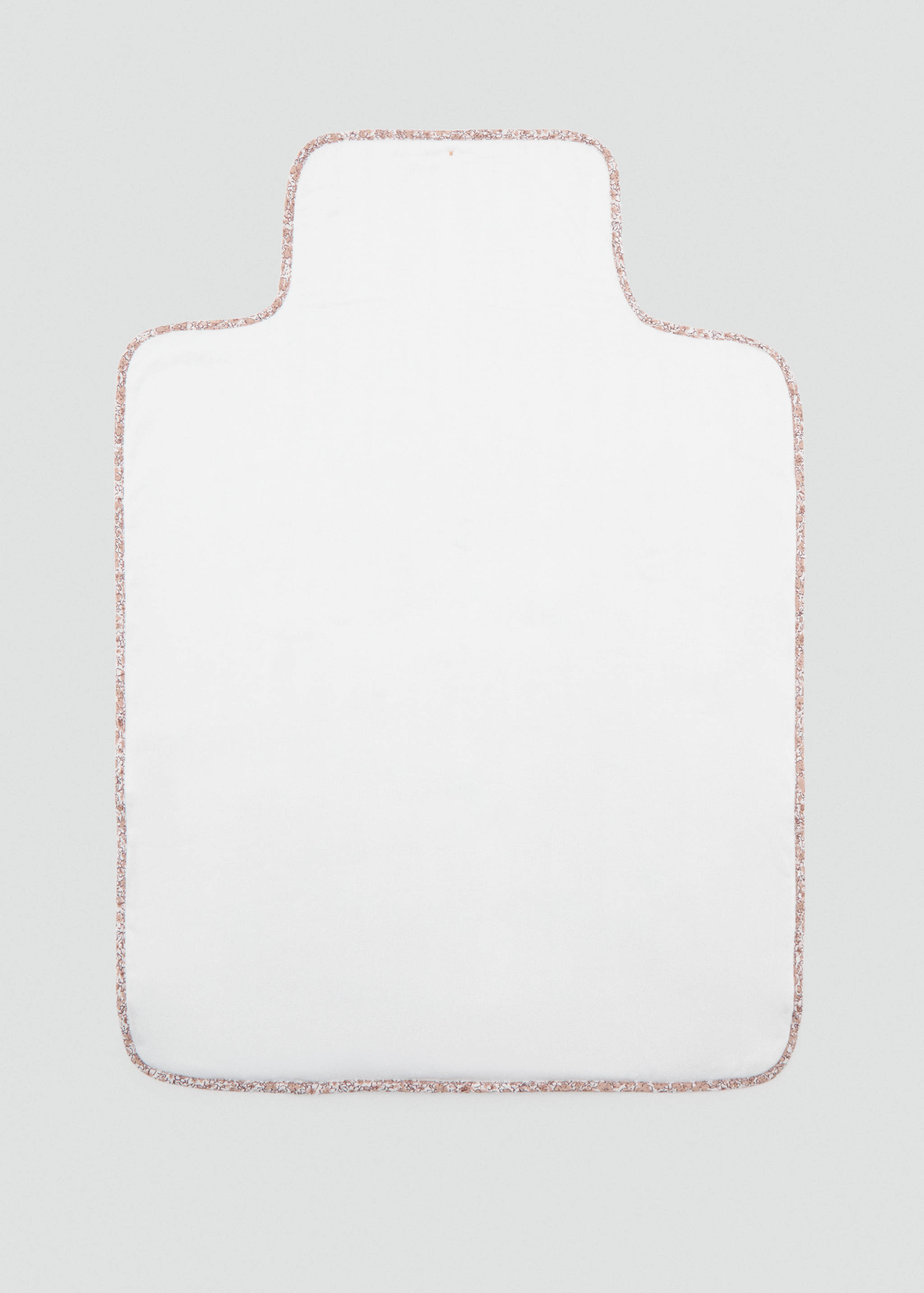 مفرش سفر لتغيير الحفاضات بزهور - تفاصيل المنتج 2