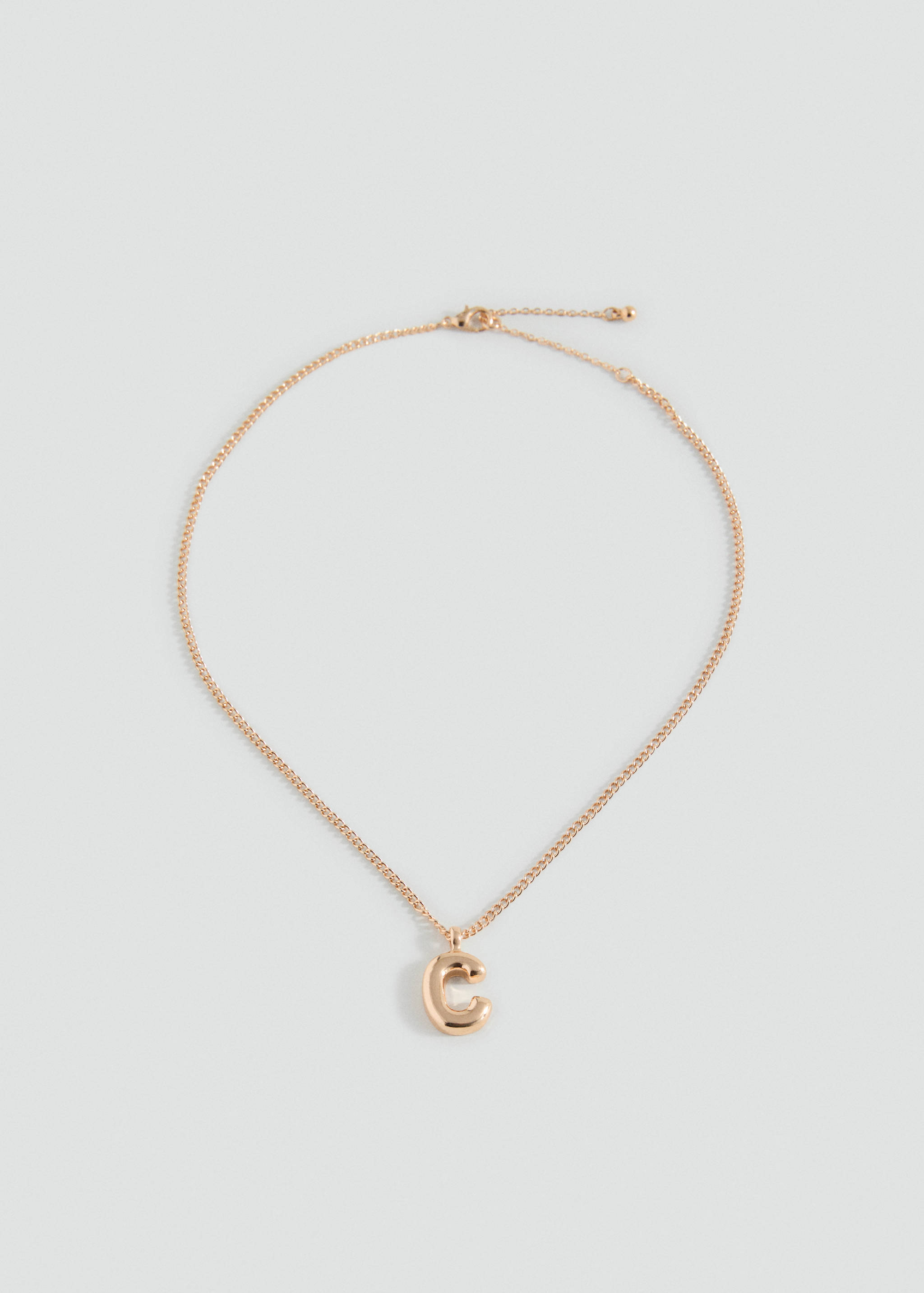 Letter Pendant Necklace - Article without model