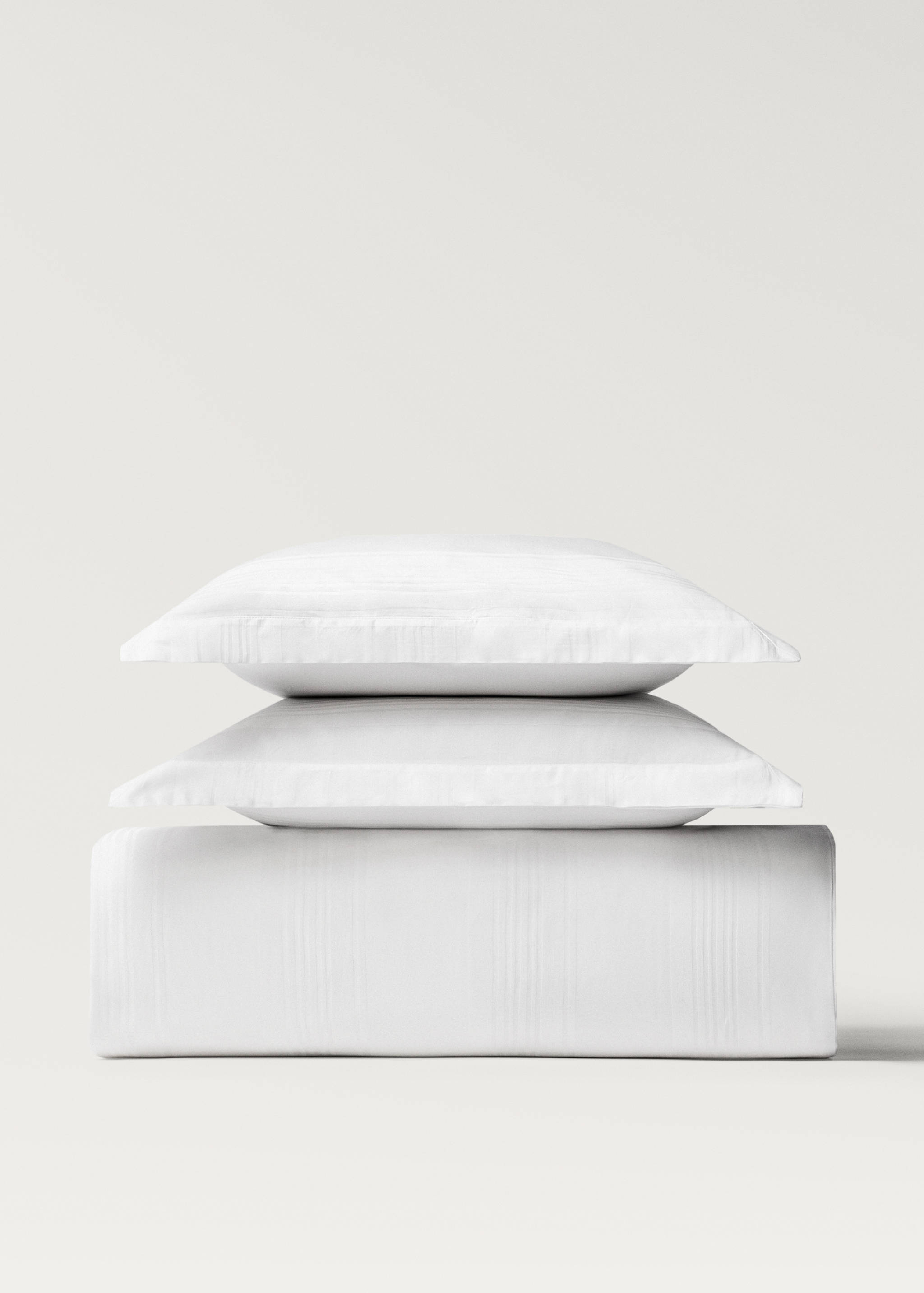 Sateen cotton 300 thread count striped duvet cover Superking bed - Article without model