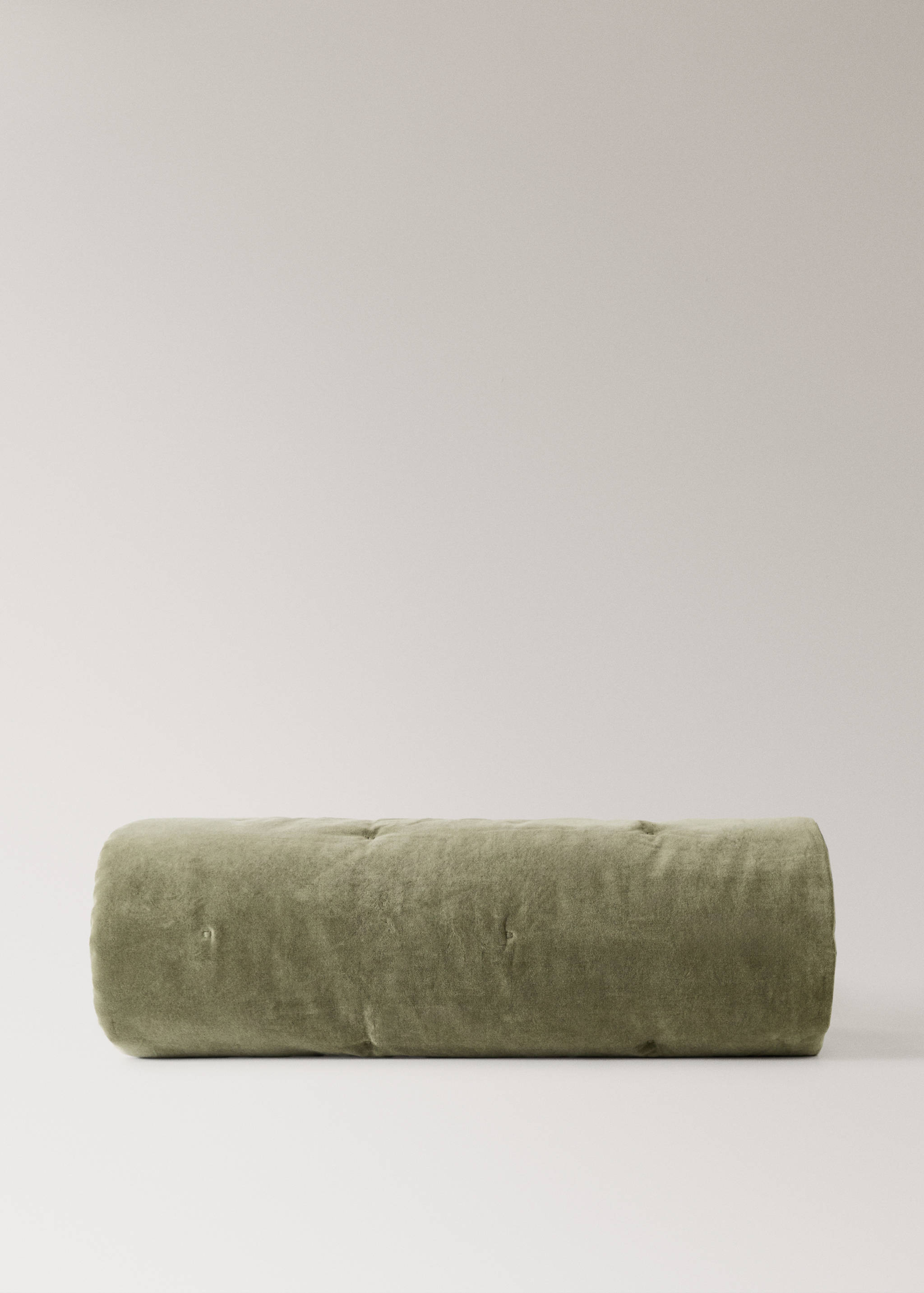 Cotton velvet bedspread for end of bed 85x200 cm - Article without model