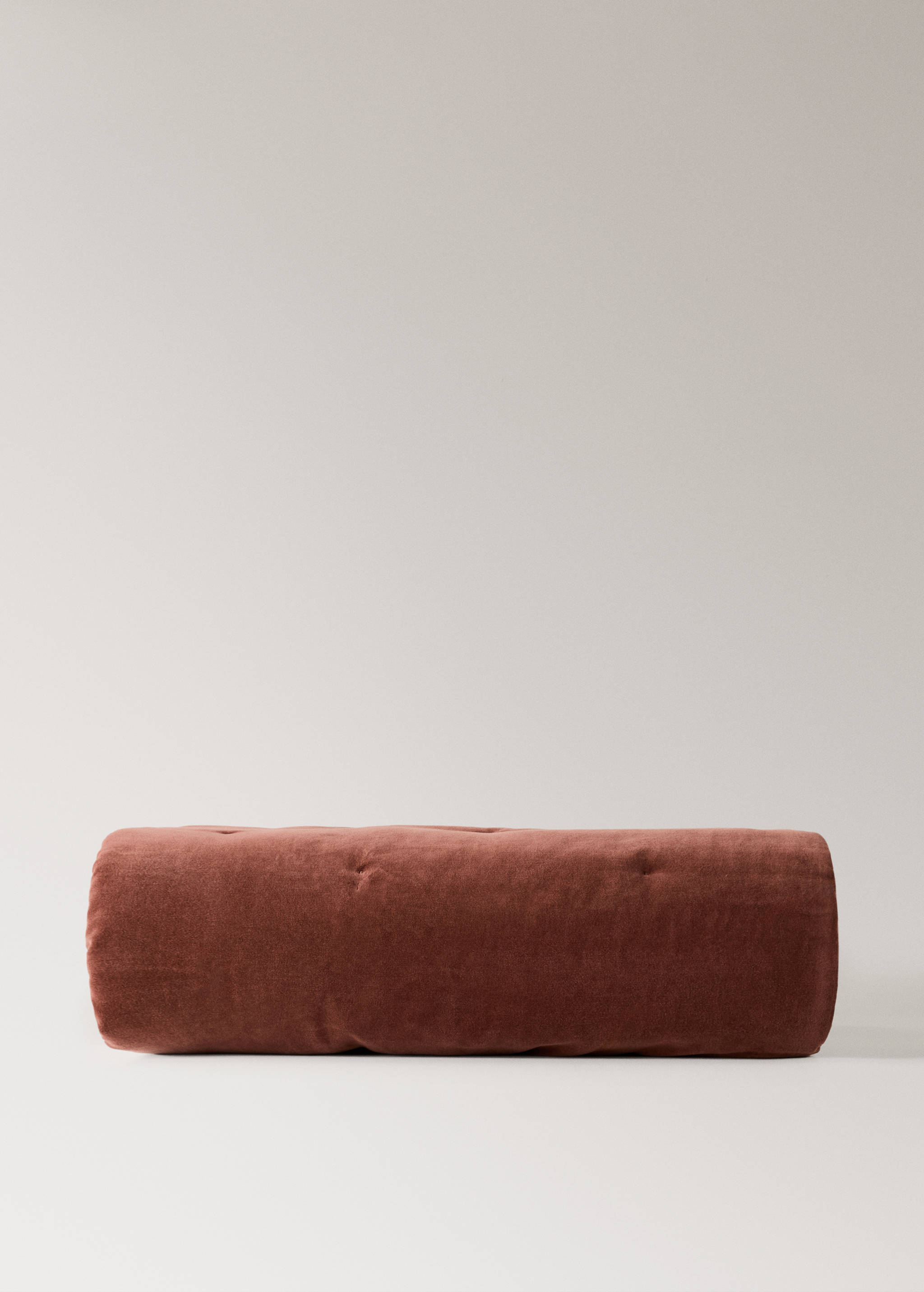 Cotton velvet bedspread for end of bed 85x200 cm - Article without model