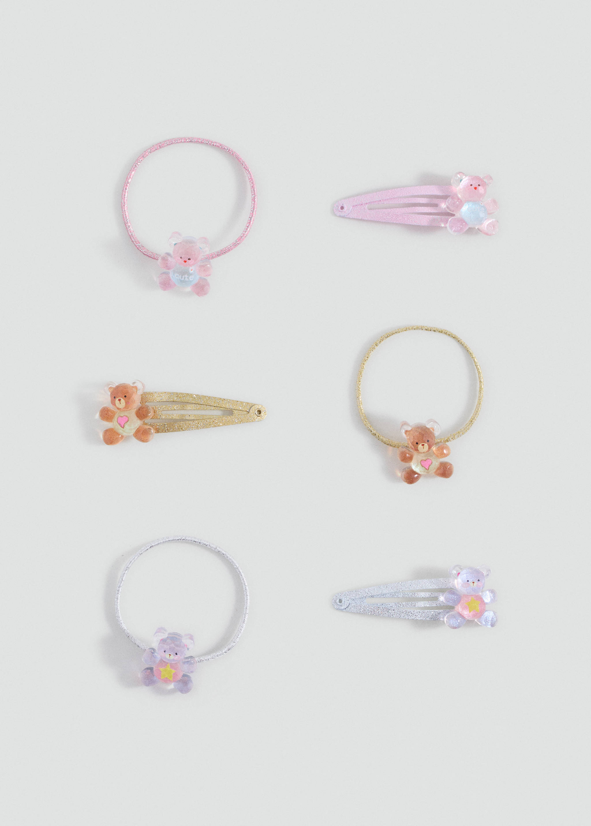 Pack of rubber bands and clips - Article without model