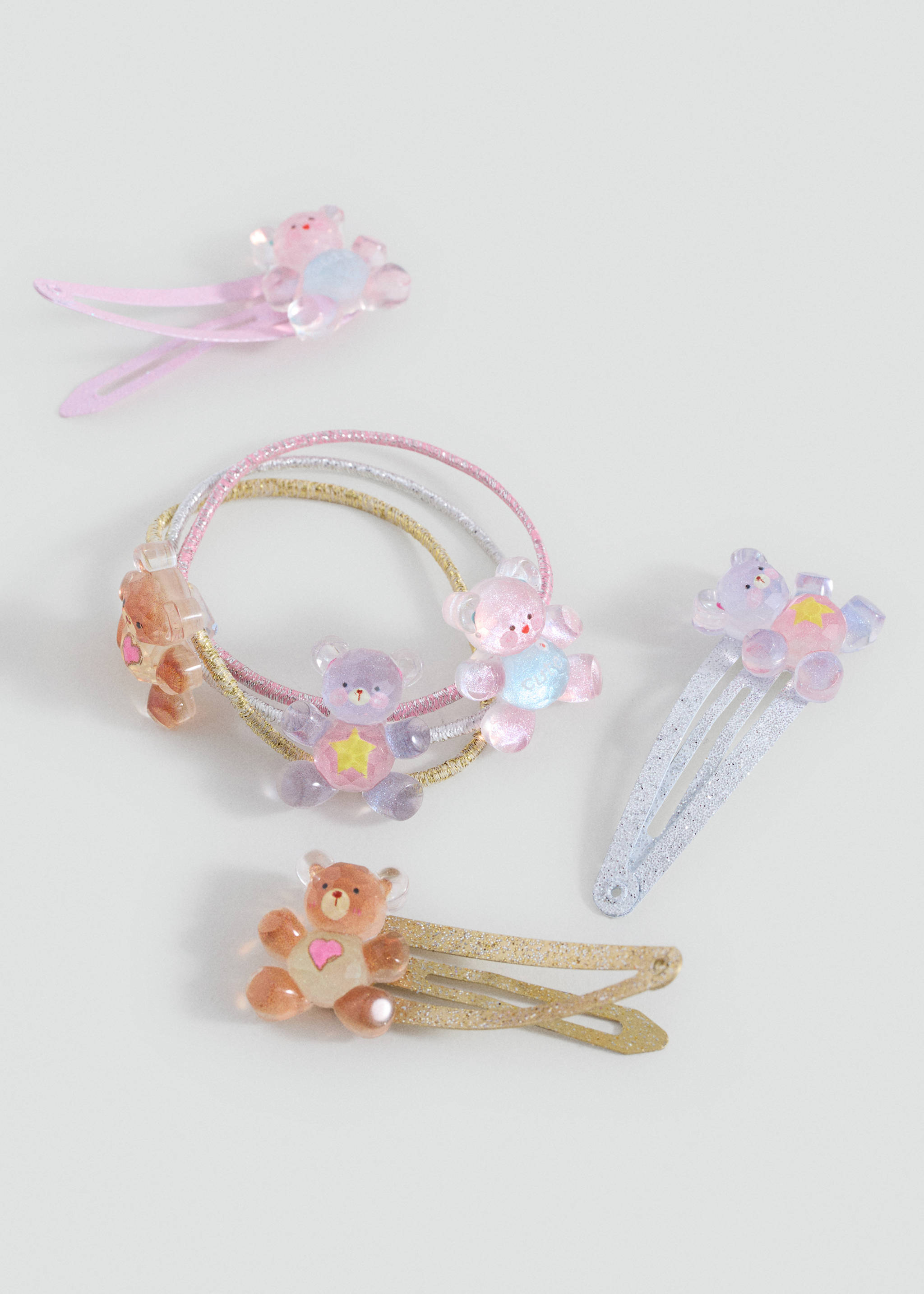 Pack of rubber bands and clips - Medium plane