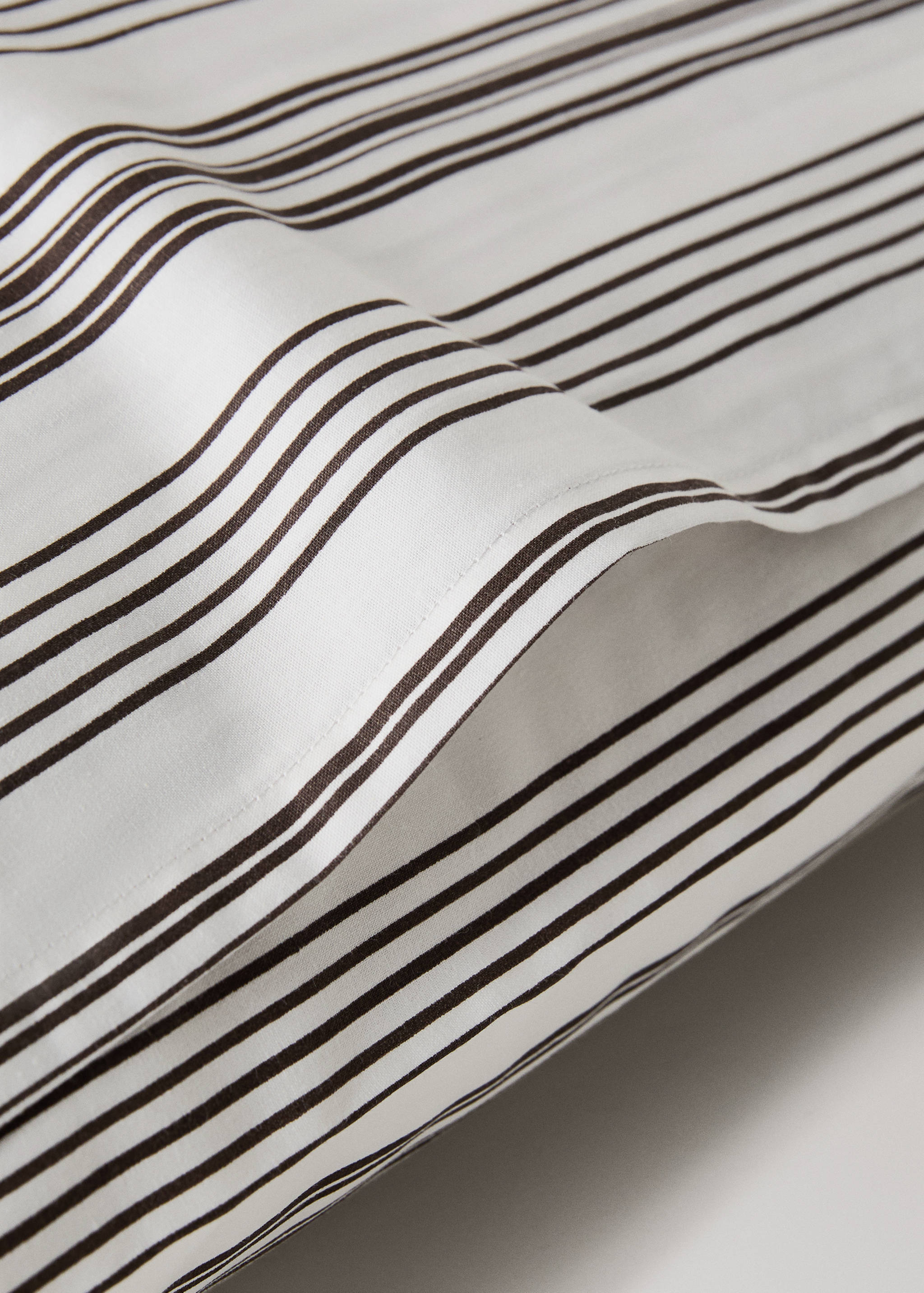 Funda de coixinera cotó ratlles 50x75cm - Detall de l'article 2