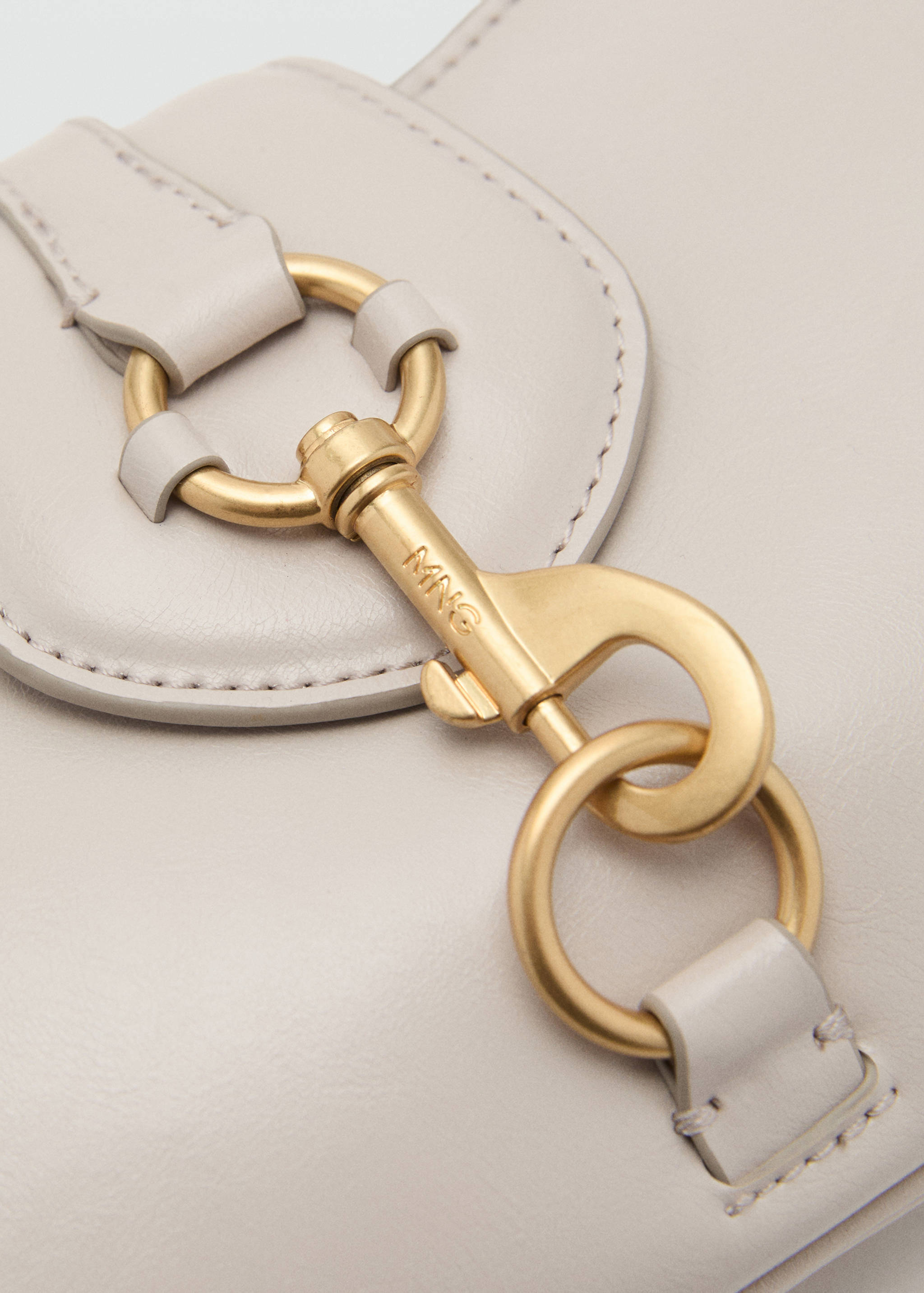 Shoulder bag with hook fastener - Details of the article 1