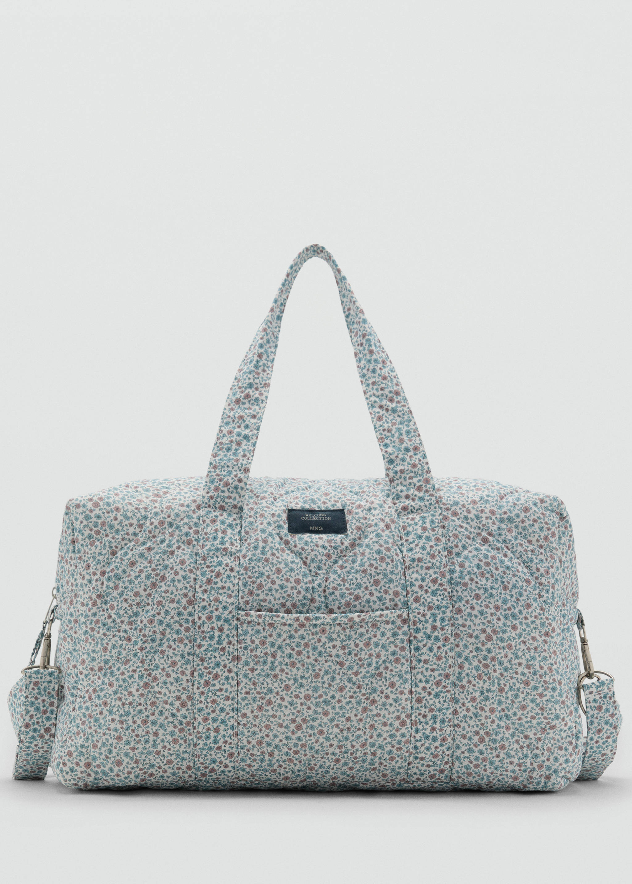 حقيبة أمومة بطبعة زهور - منتج دون نموذج